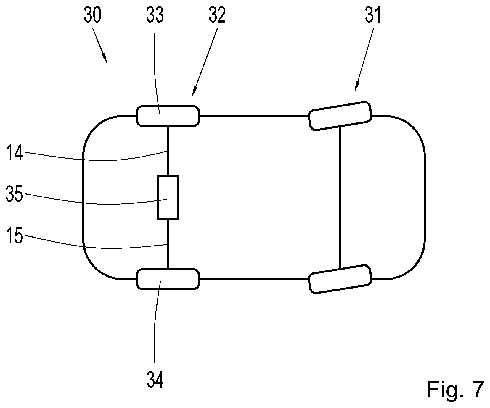 Patent US12508892 Figure 7 – Motor vehicle transmission for an at least partially electrically driven motor vehicle