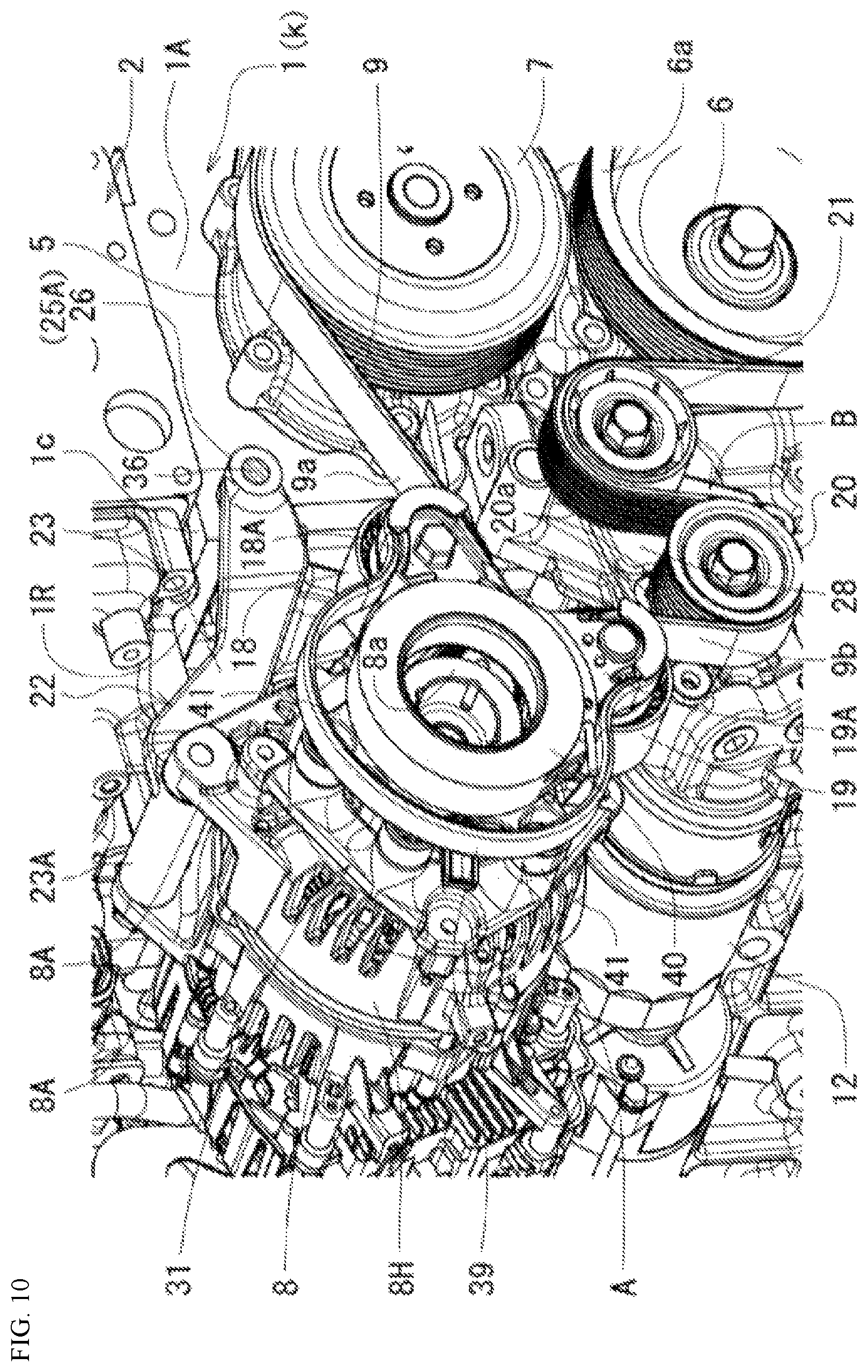 Patent US12508893 Figure 10 – Industrial hybrid engine