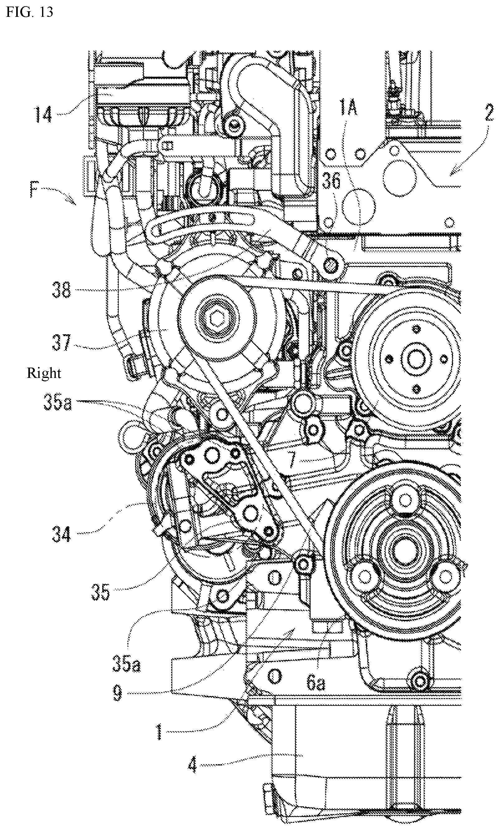 Patent US12508893 Figure 13 – Industrial hybrid engine