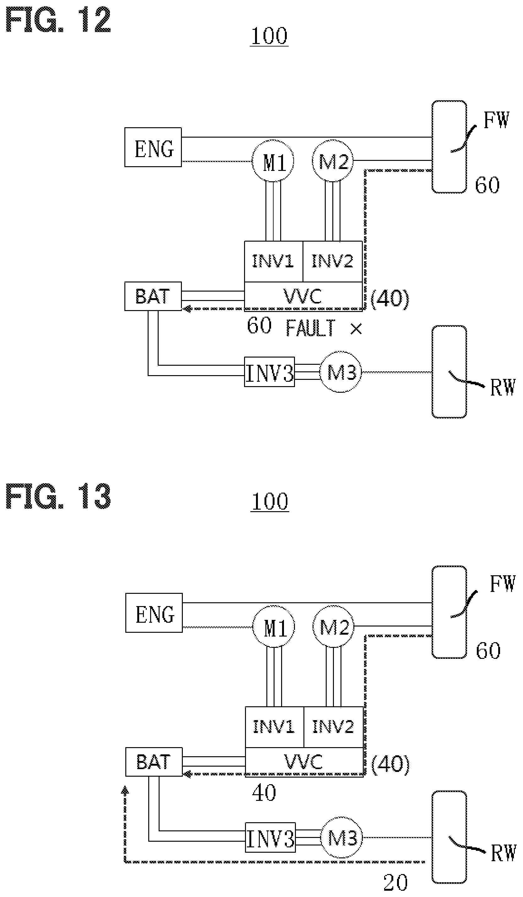Patent US12508894 Figure 7 – Control method of four-wheel drive system with boosting operation