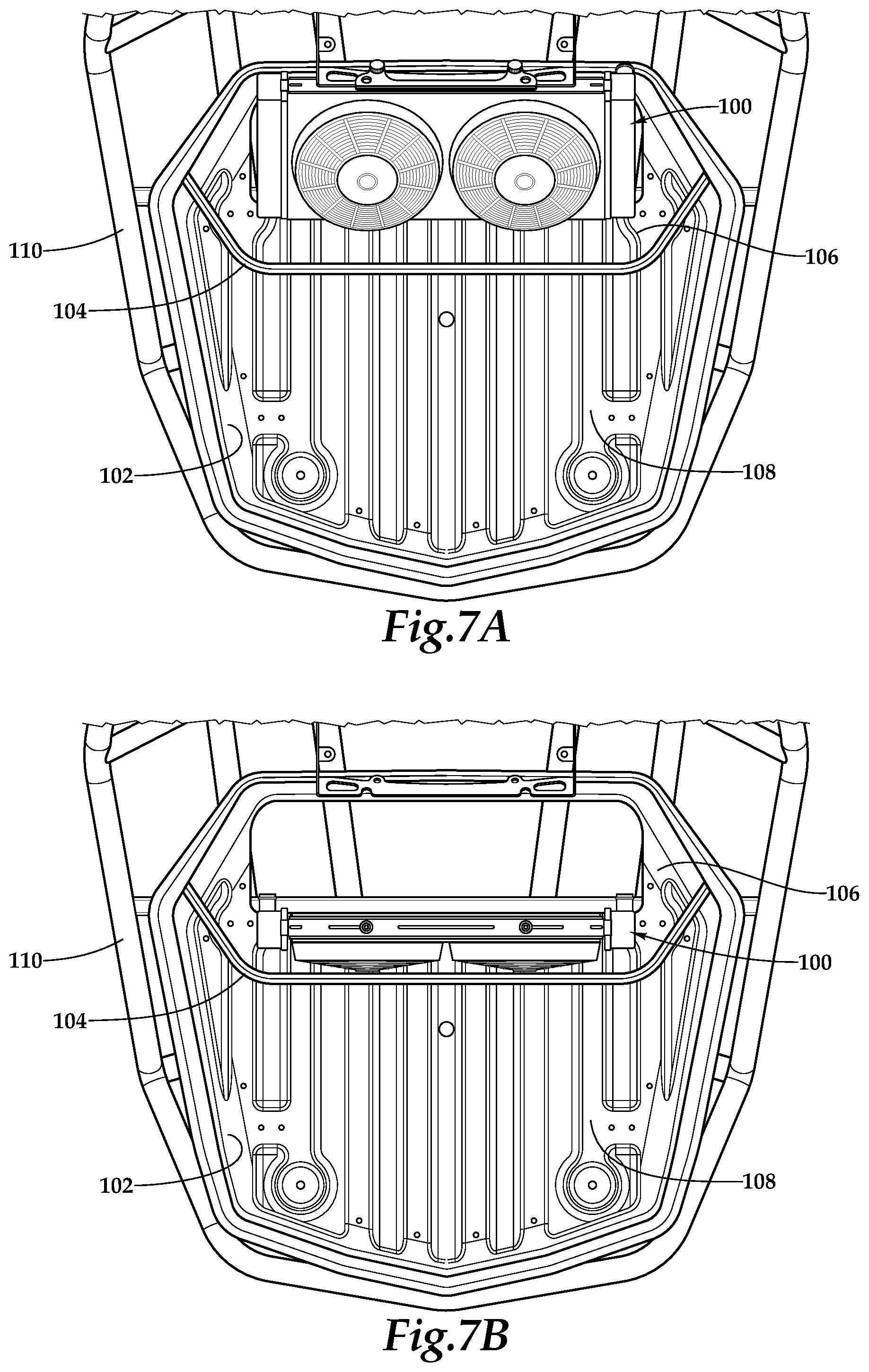 Patent US12508895 Figure 12 – Off-road vehicle having an aftwardly pivotable radiator
