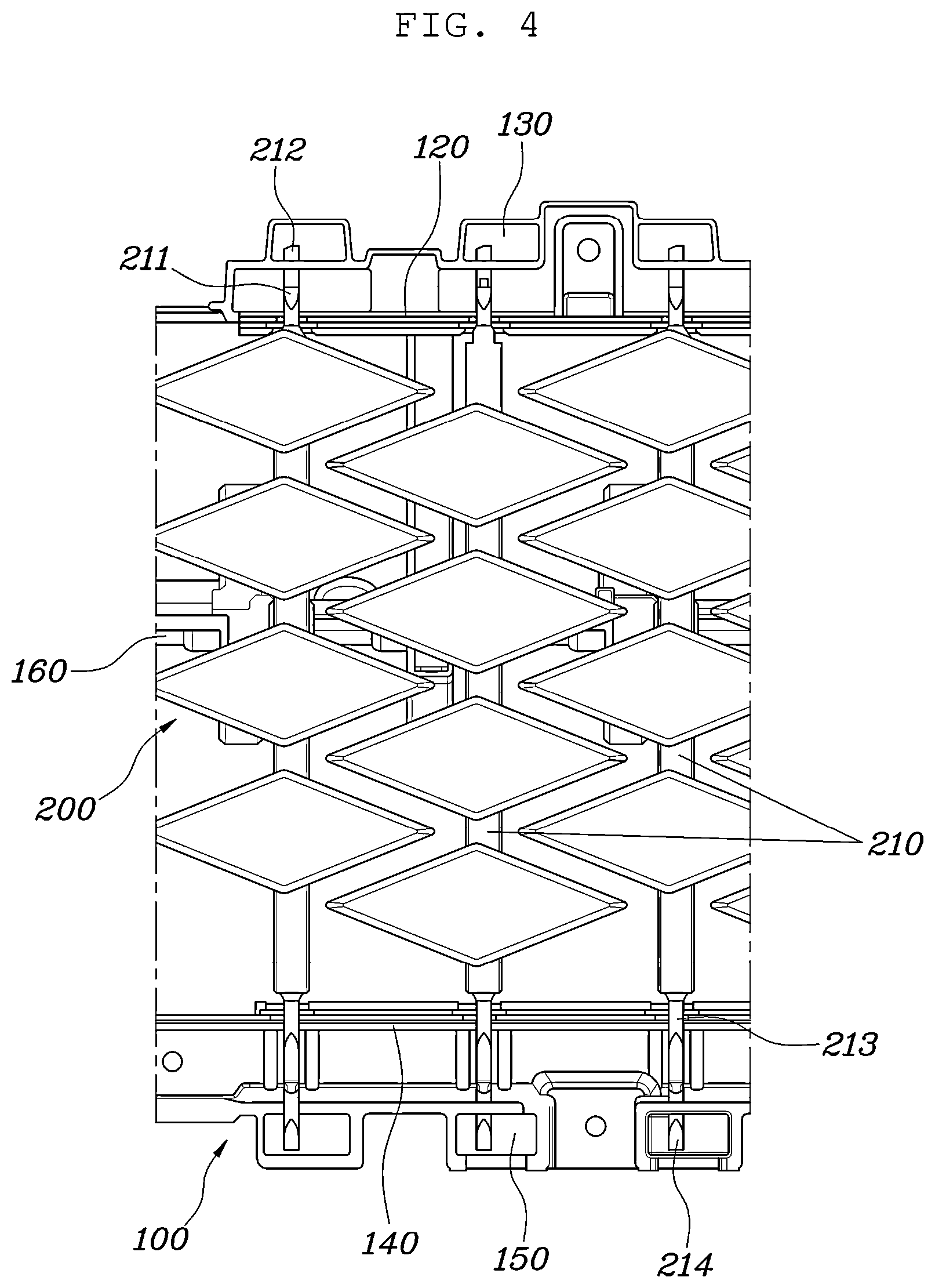 Patent US12508897 Figure 4 – Variable grille apparatus