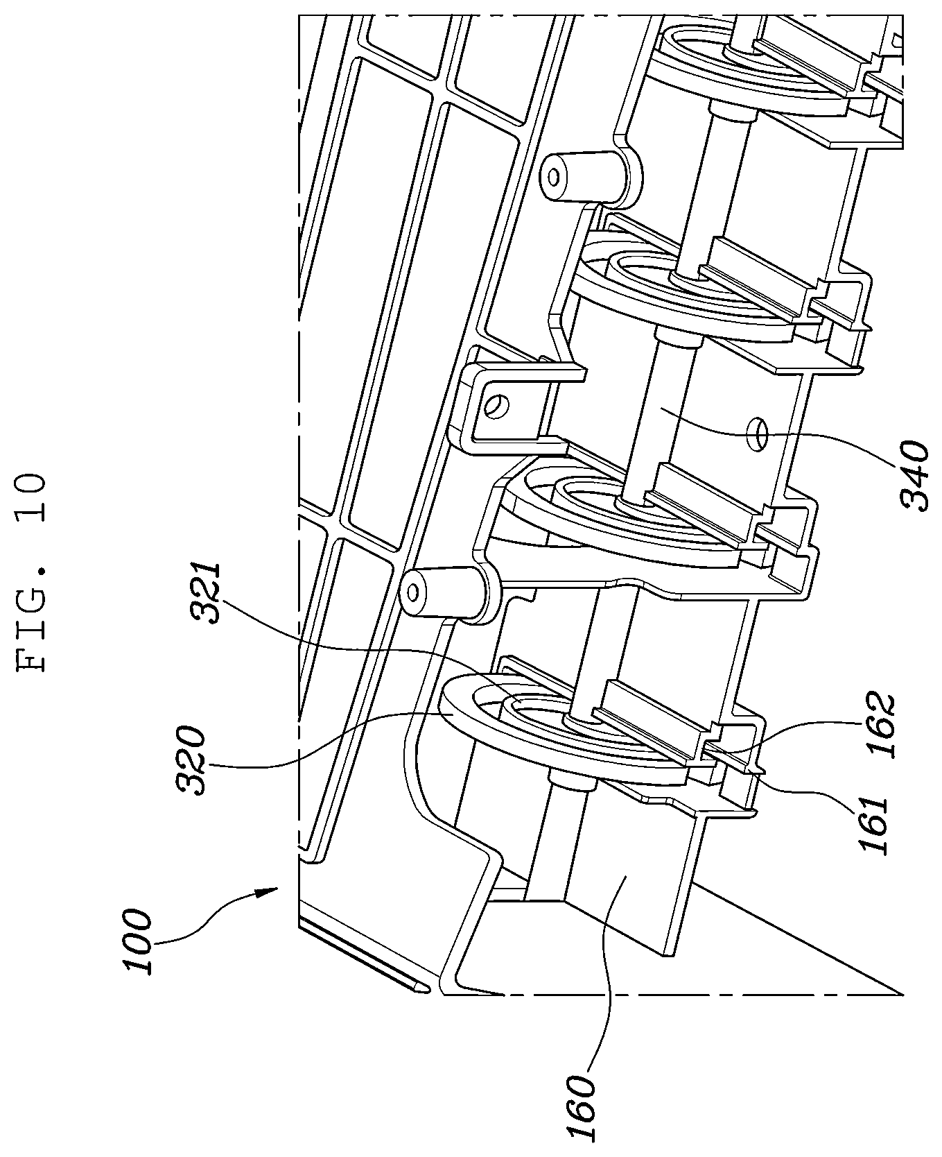 Patent US12508897 Figure 10 – Variable grille apparatus