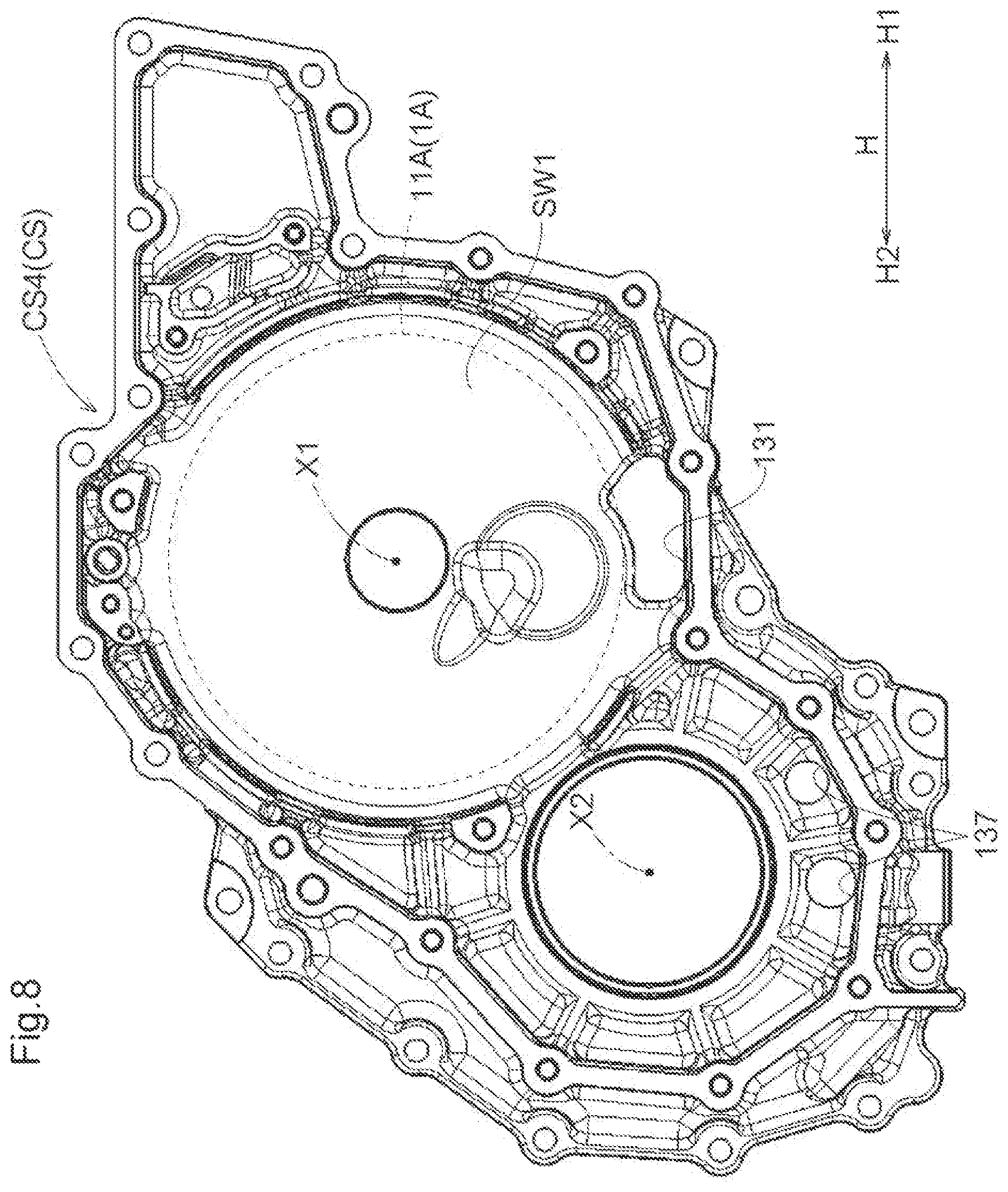 Patent US12508898 Figure 8 – Vehicle drive device