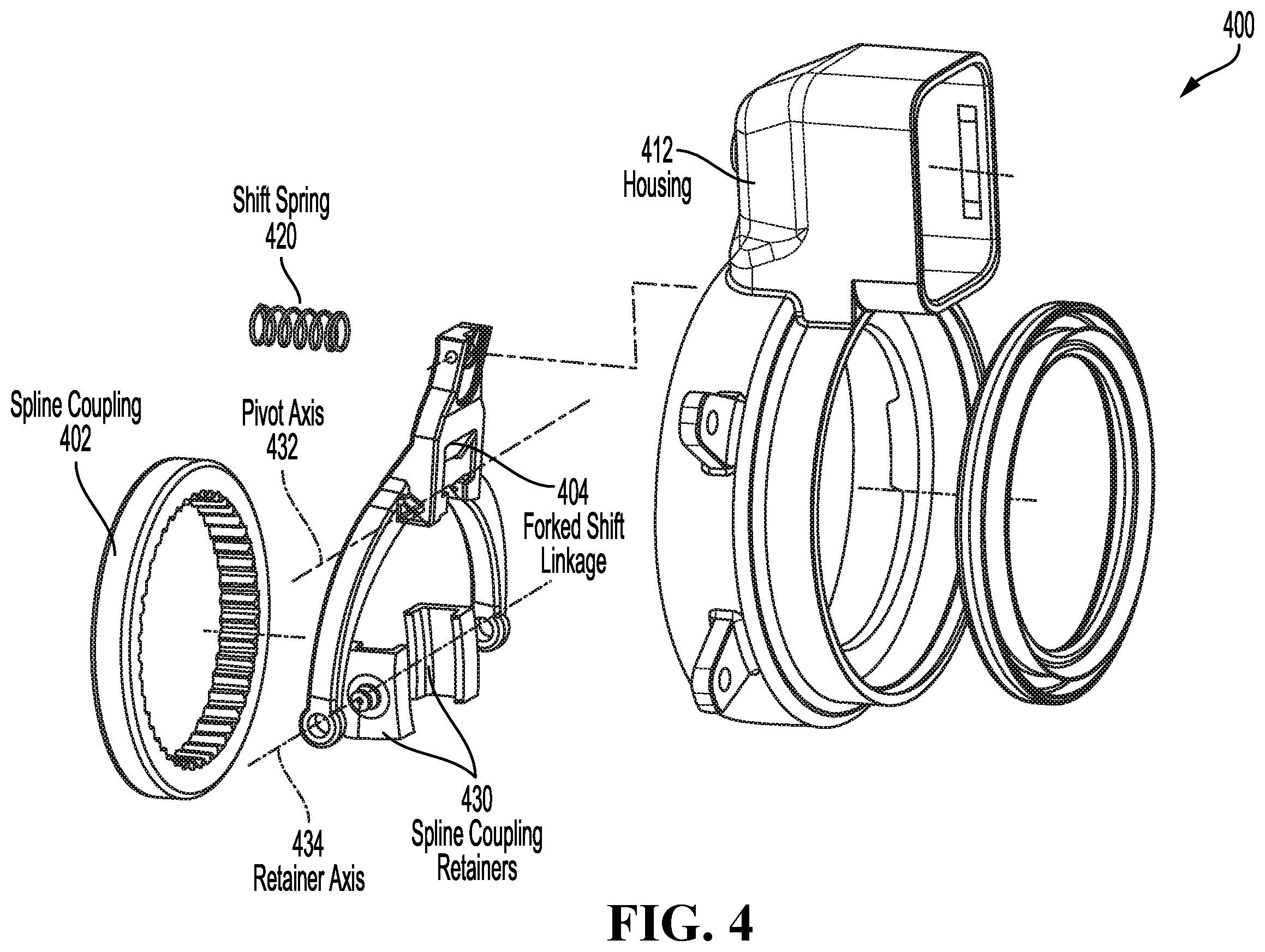 Patent US12508900 Figure 4 – Latched mono-stable axial coupling