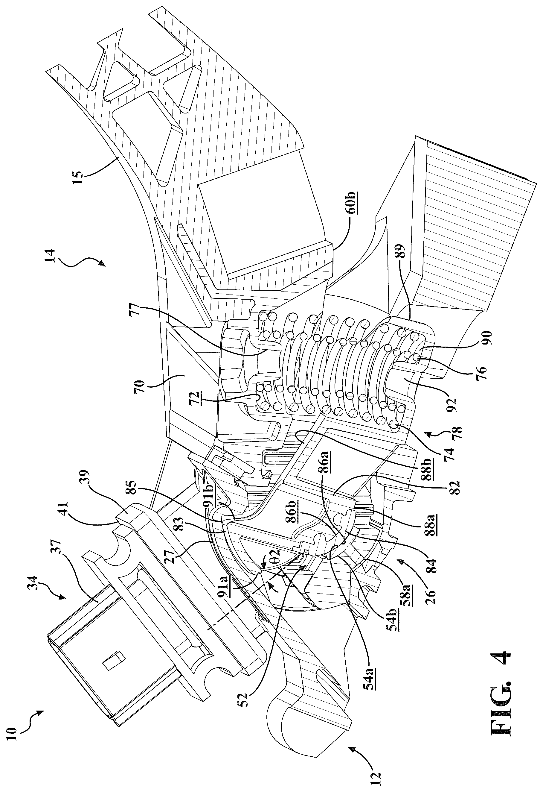 Patent US12508902 Figure 3 – Electronic throttle control pedal assembly