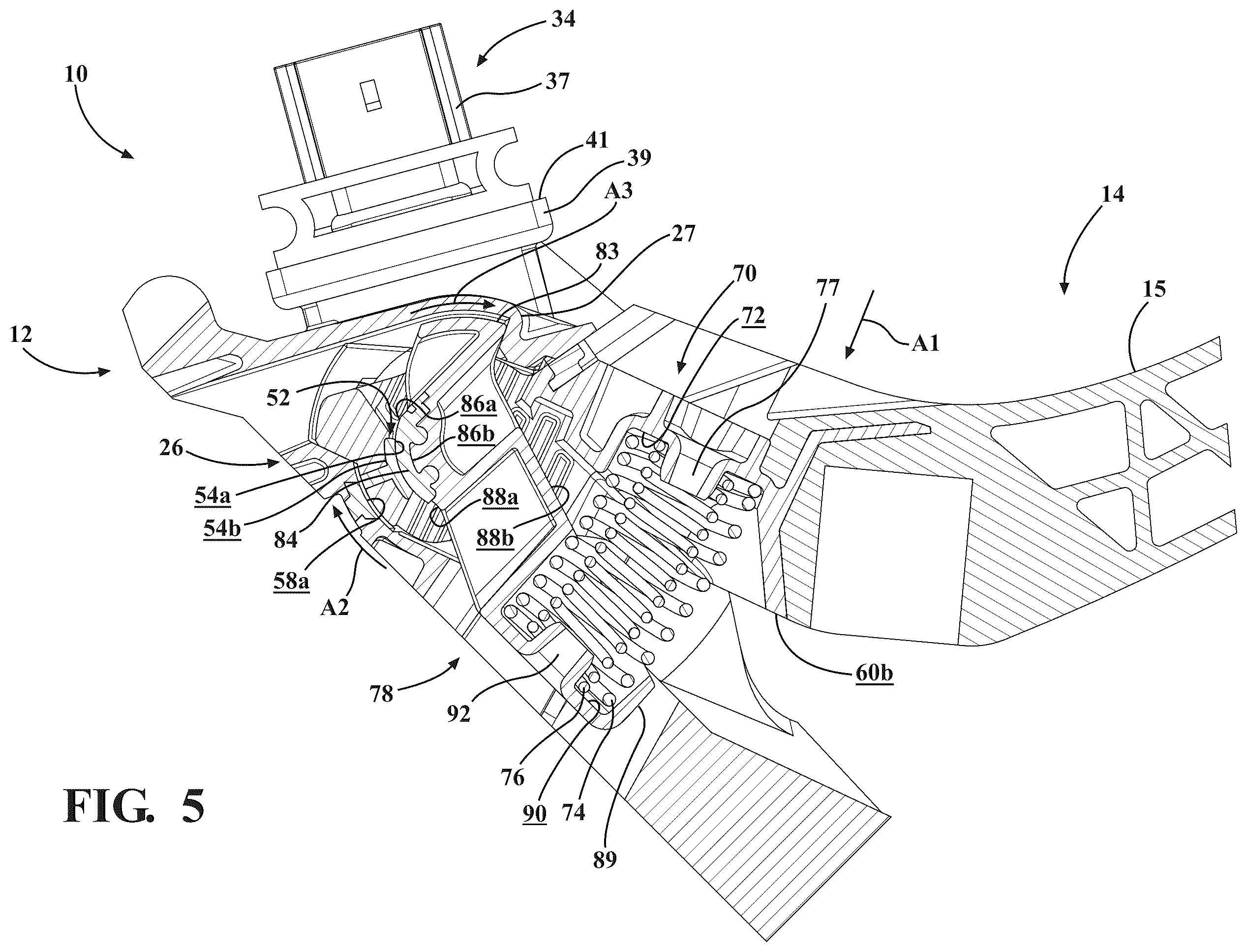 Patent US12508902 Figure 4 – Electronic throttle control pedal assembly