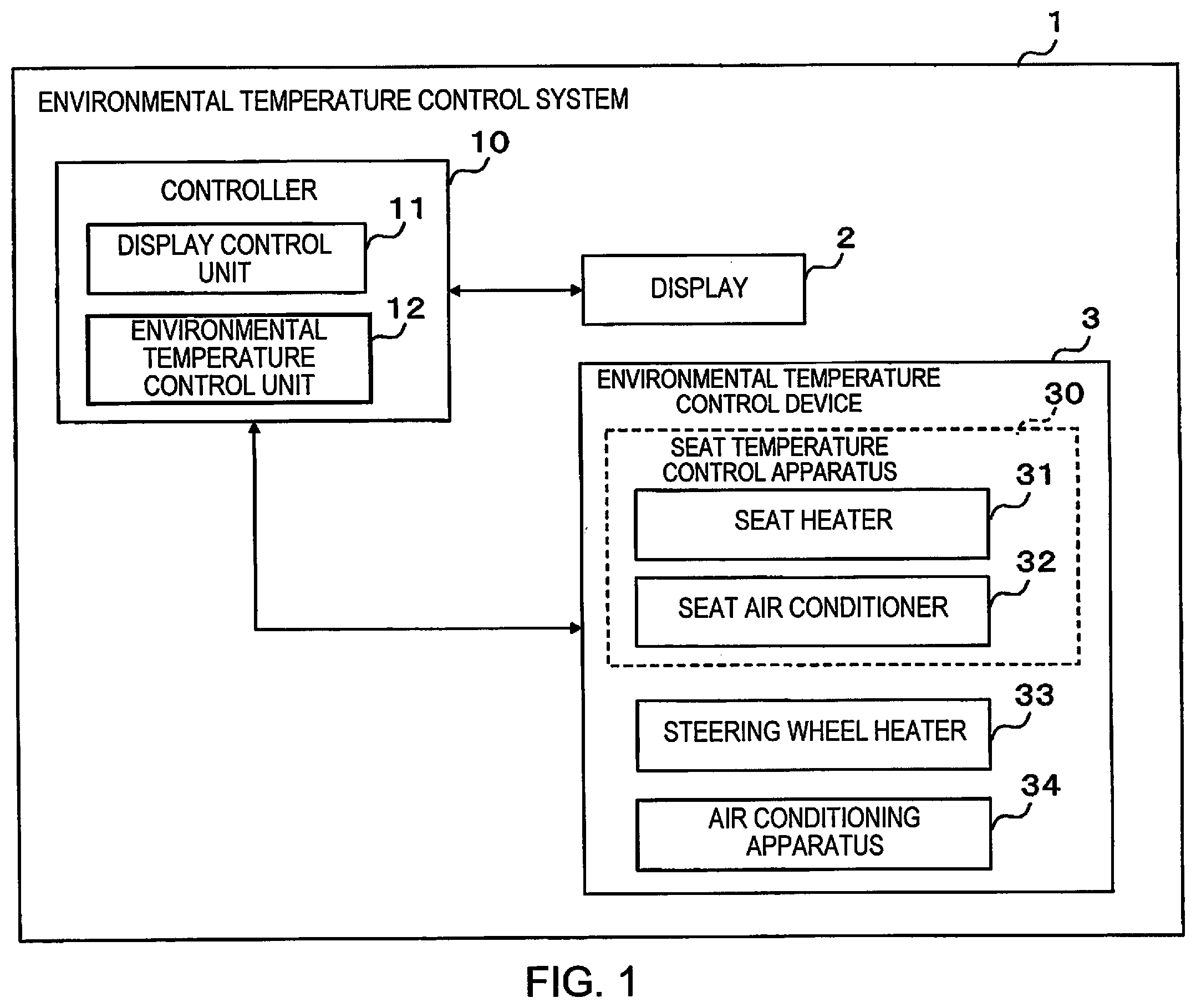 Patent US12508904 — Display control apparatus and display control method — Figure 1