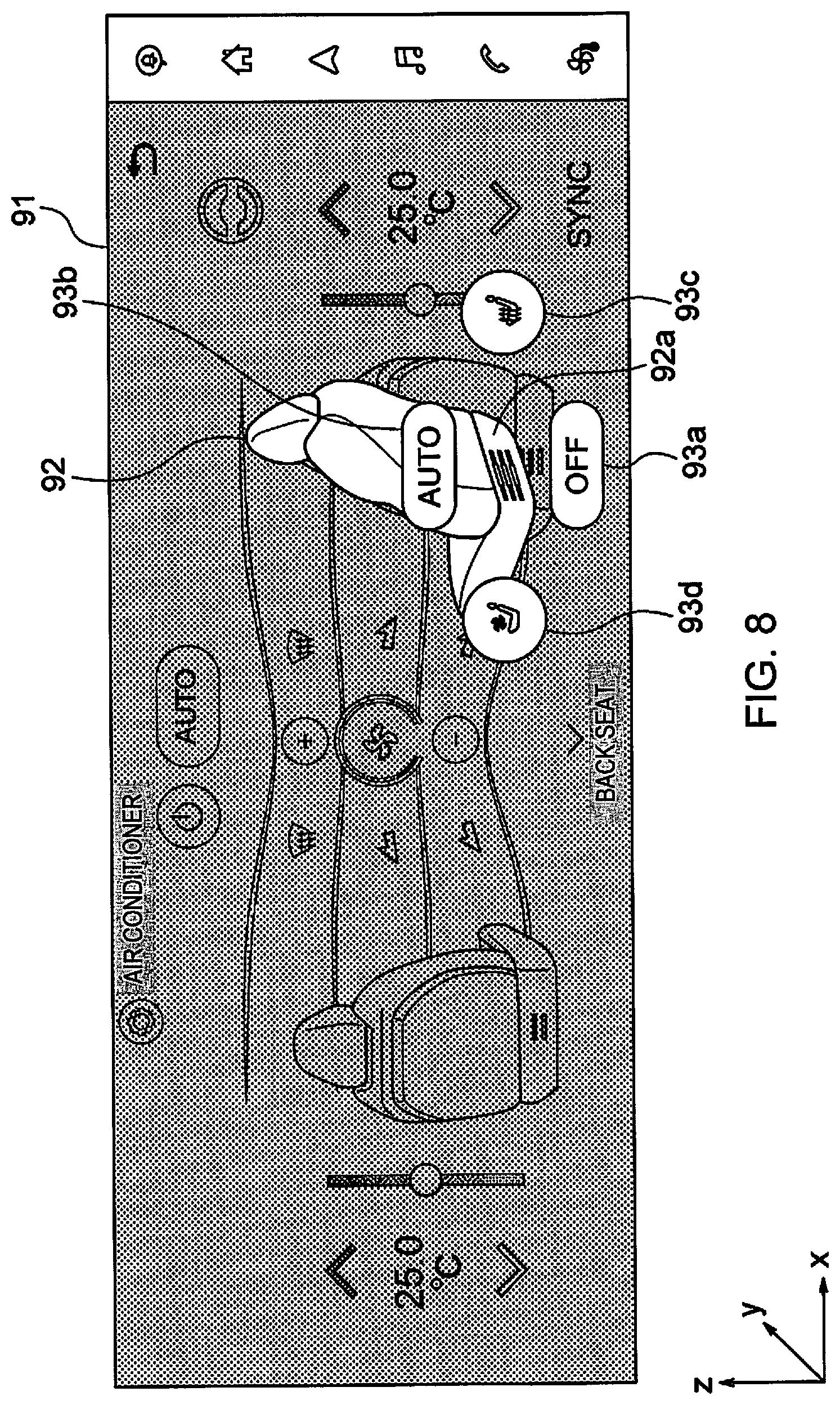 Patent US12508904 Figure 8 – Display control apparatus and display control method