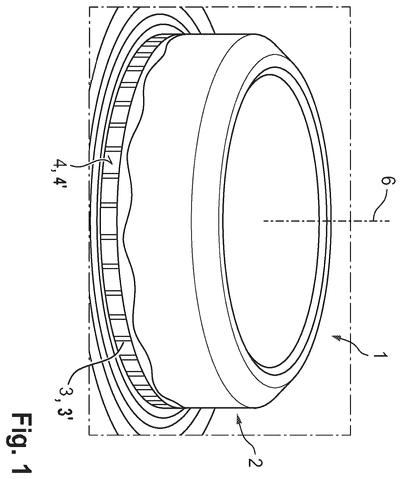 Patent US12508905 Figure 1 – Light guide for rotary knob operation device
