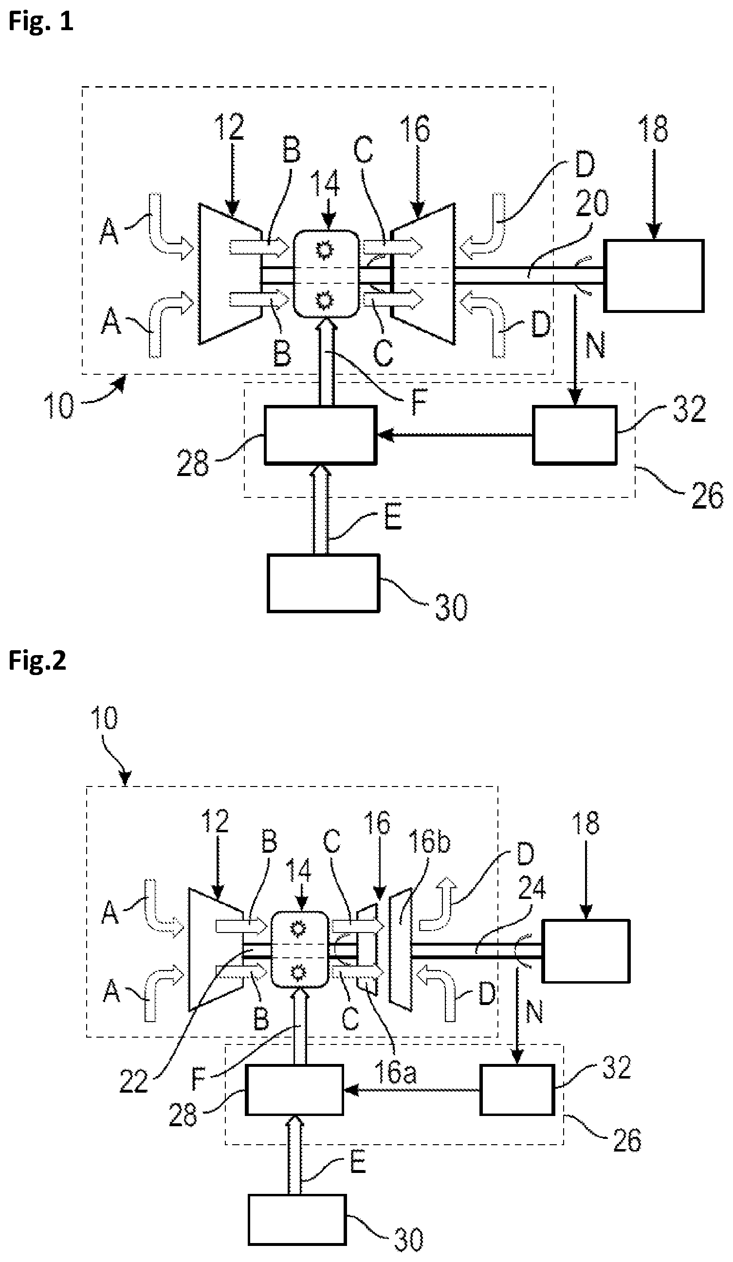 Patent US12508917 Figure 1 – Hybrid propulsion installation and method for controlling such an installation