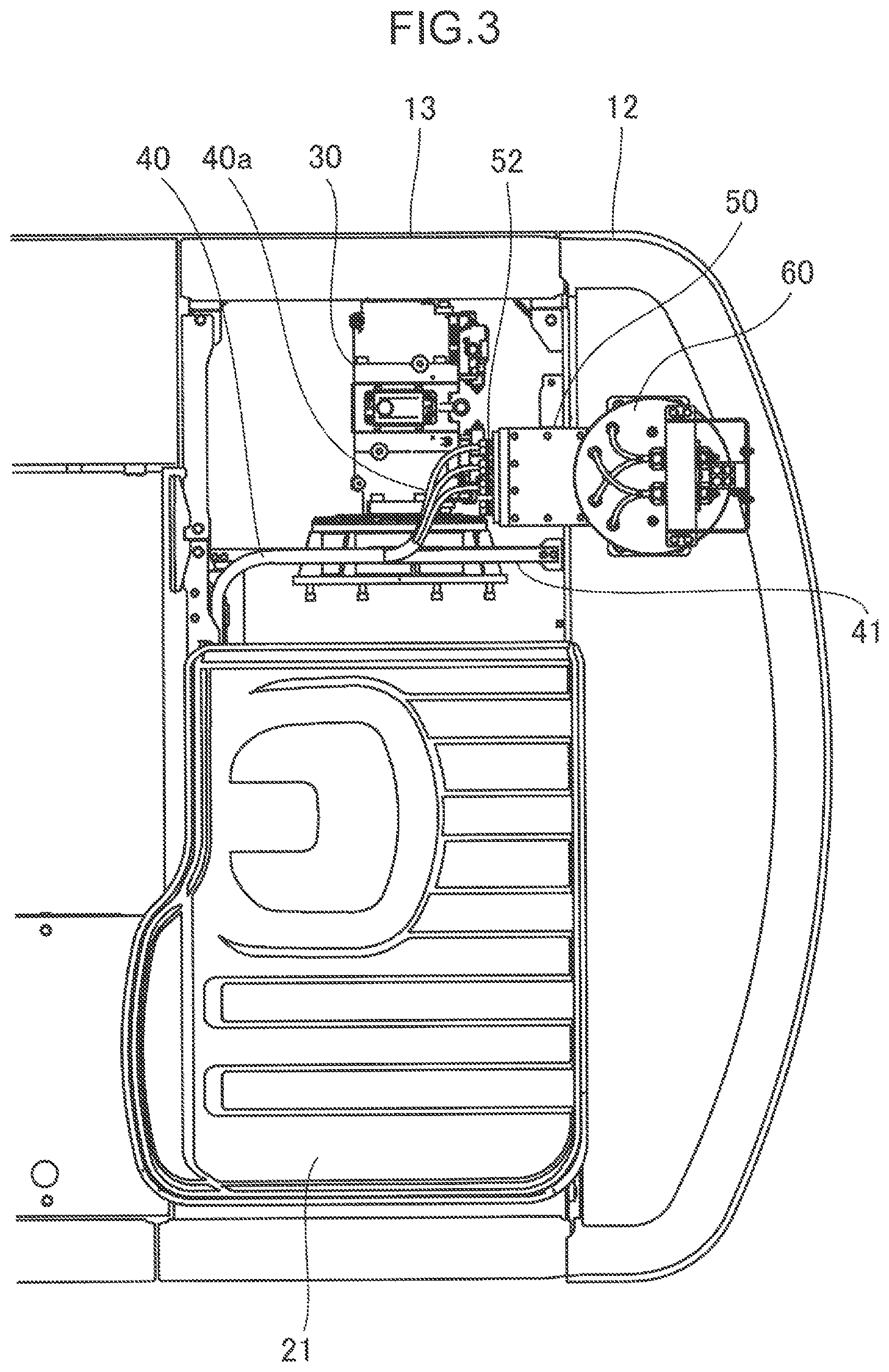 Patent US12508918 Figure 3 – Electric work machine