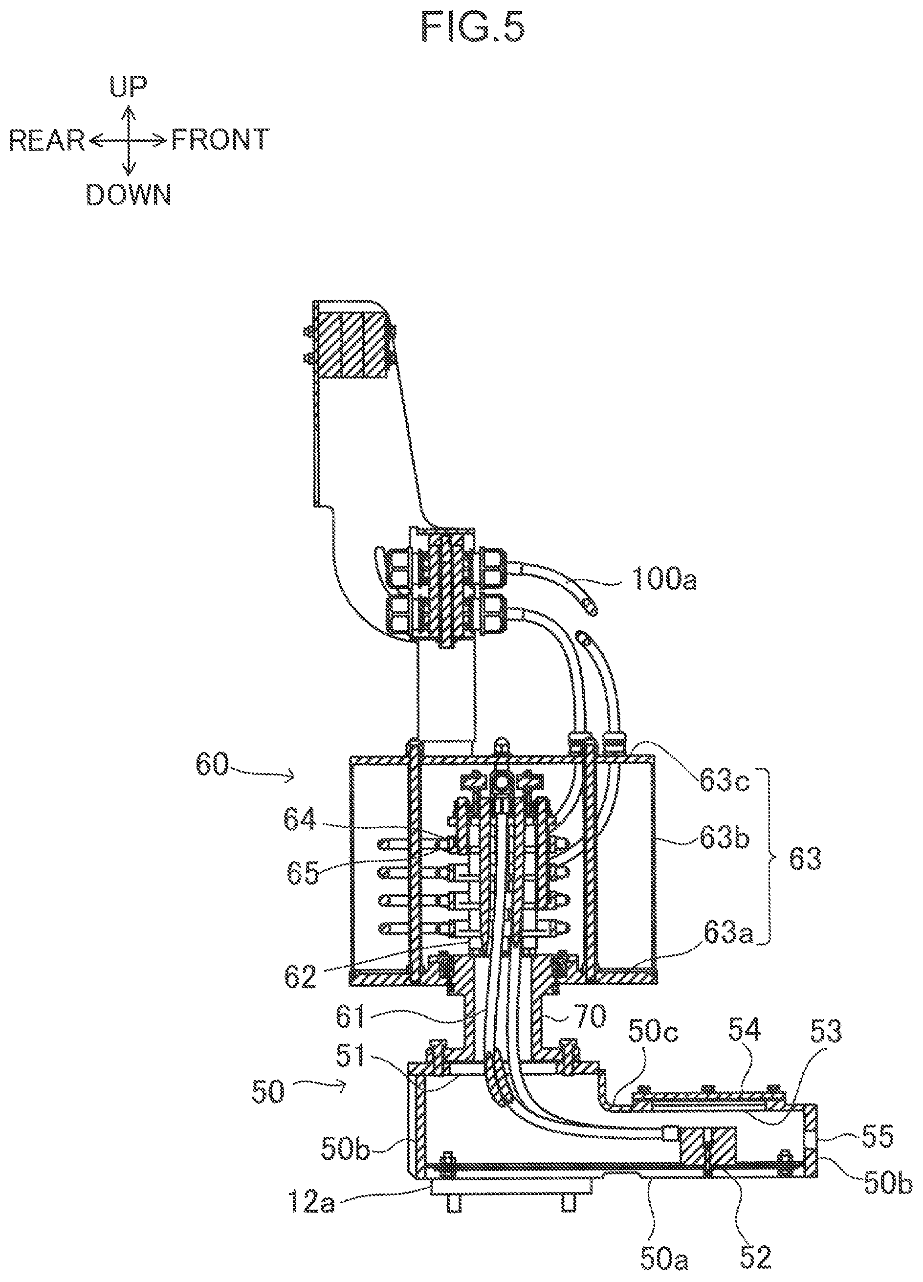 Patent US12508918 Figure 5 – Electric work machine