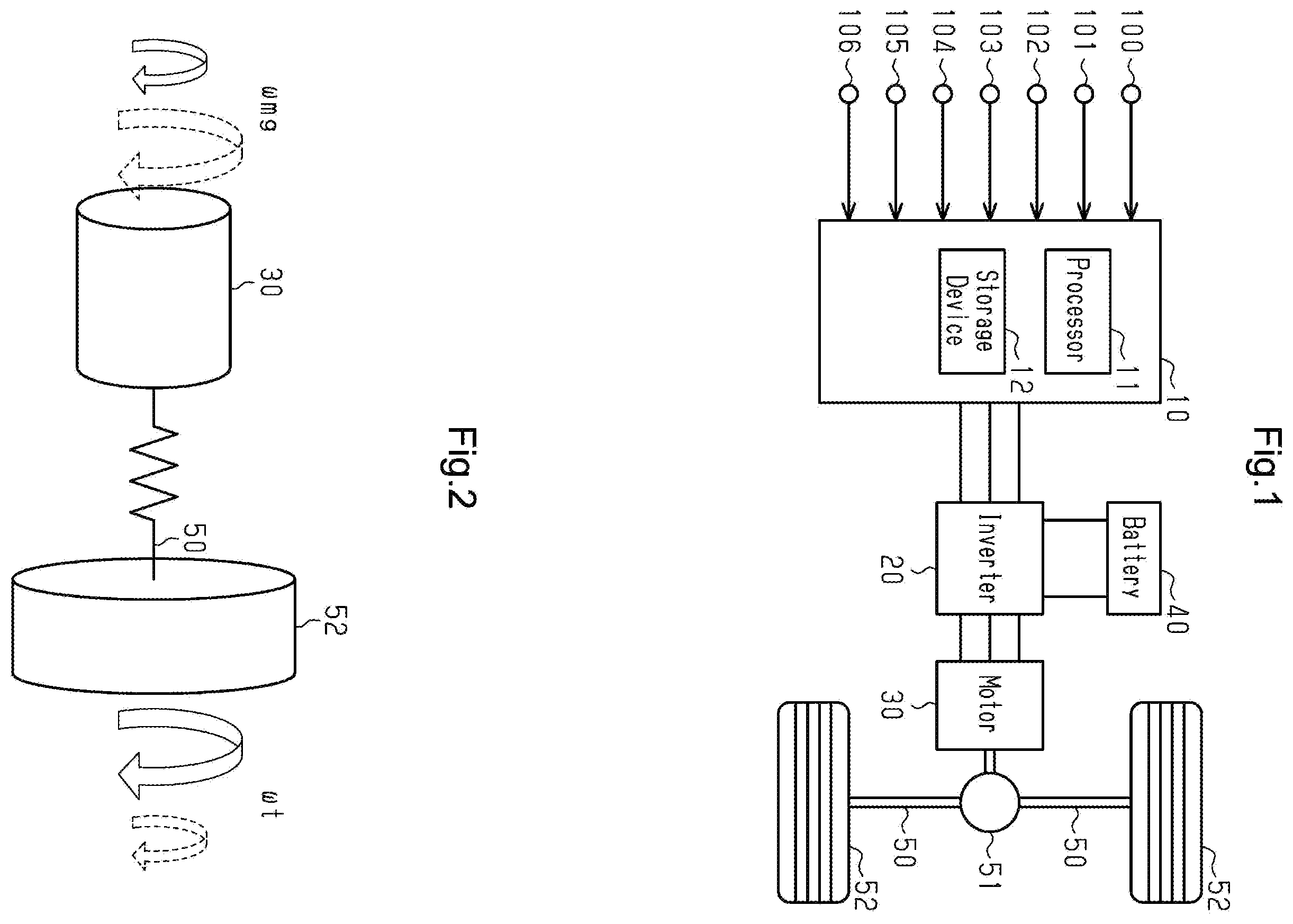 Patent US12508921 Figure 1 – Control device for electric vehicle