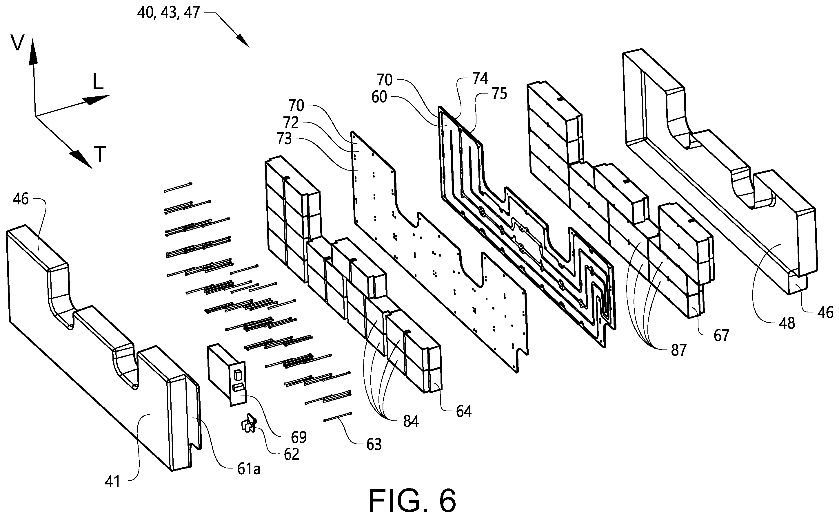 Patent US12508925 Figure 8 – Battery pack arrangement for a vehicle