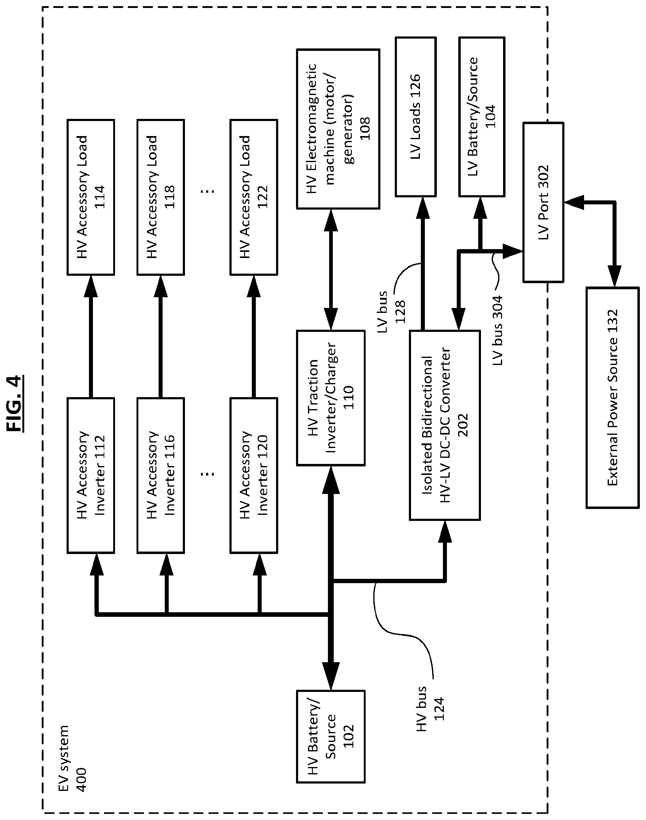 Patent US12508930 Figure 4 – System for bidirectional electrical energy transfer
