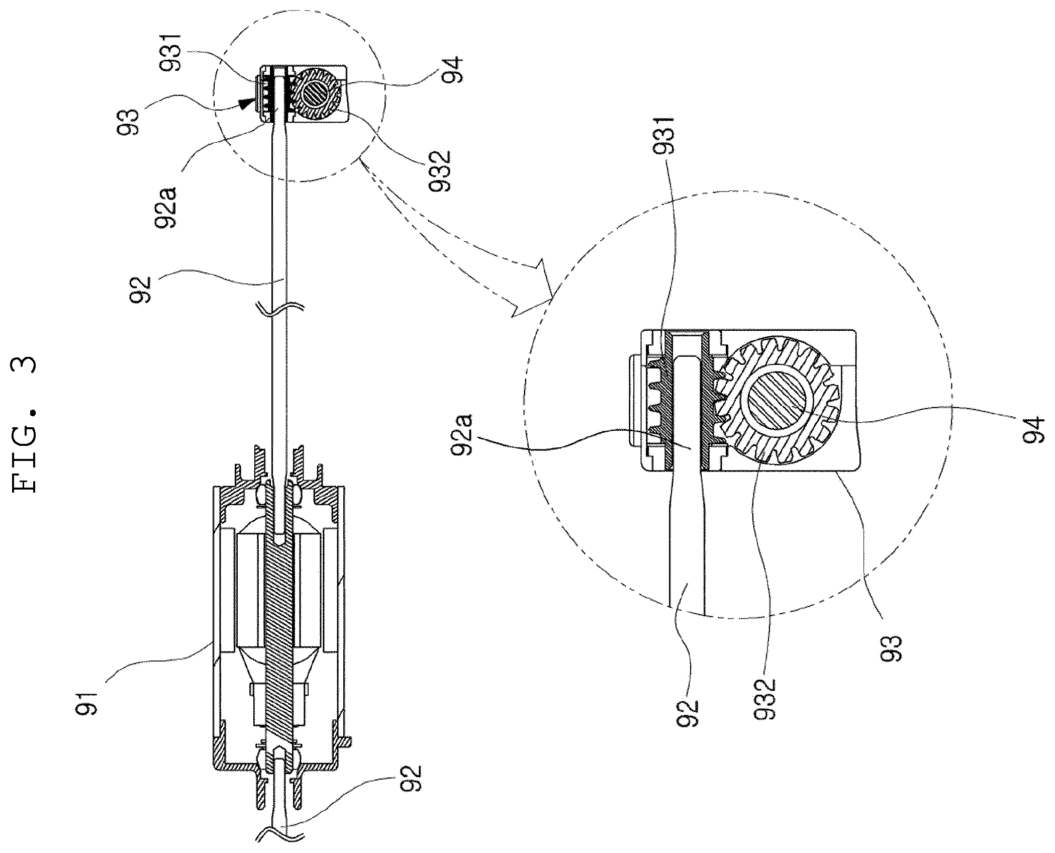 Patent US12508956 Figure 3 – Seat moving apparatus for vehicle