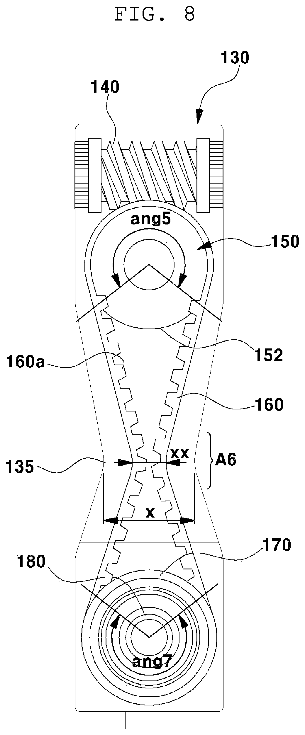 Patent US12508956 Figure 8 – Seat moving apparatus for vehicle
