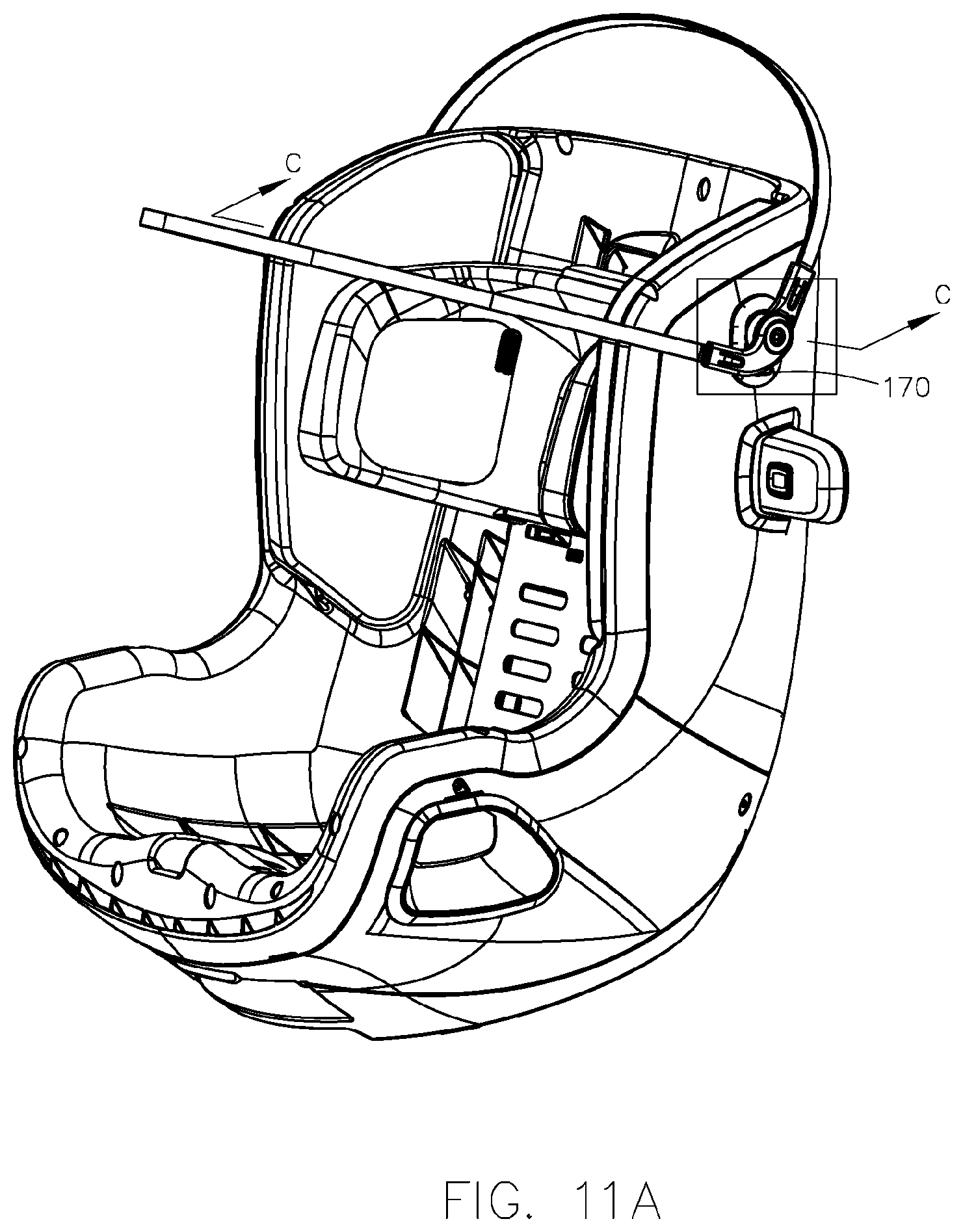 Patent US12508958 Figure 15 – Joining structure and child safety seat including the same