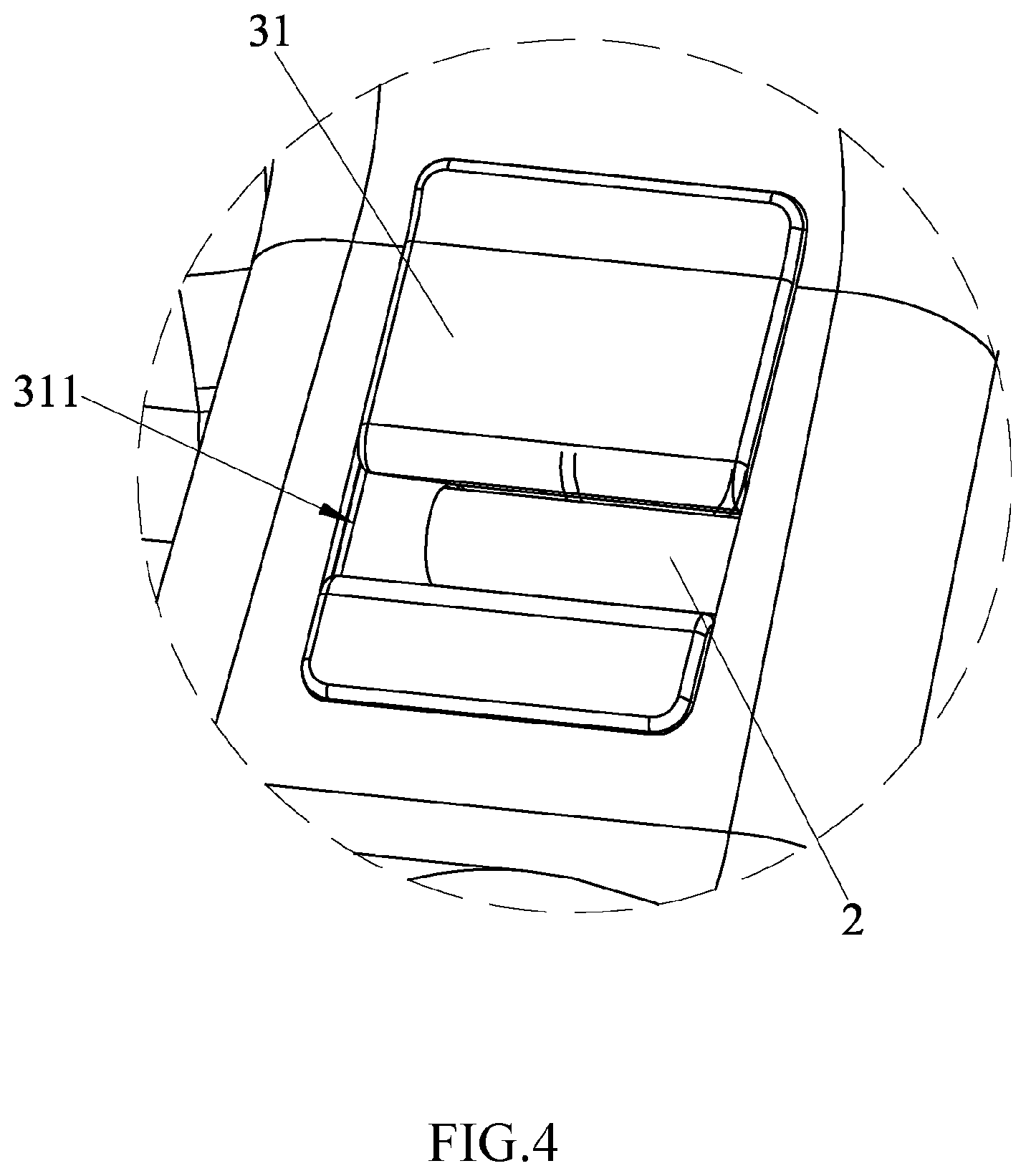 Patent US12508959 Figure 4 – Child safety seat