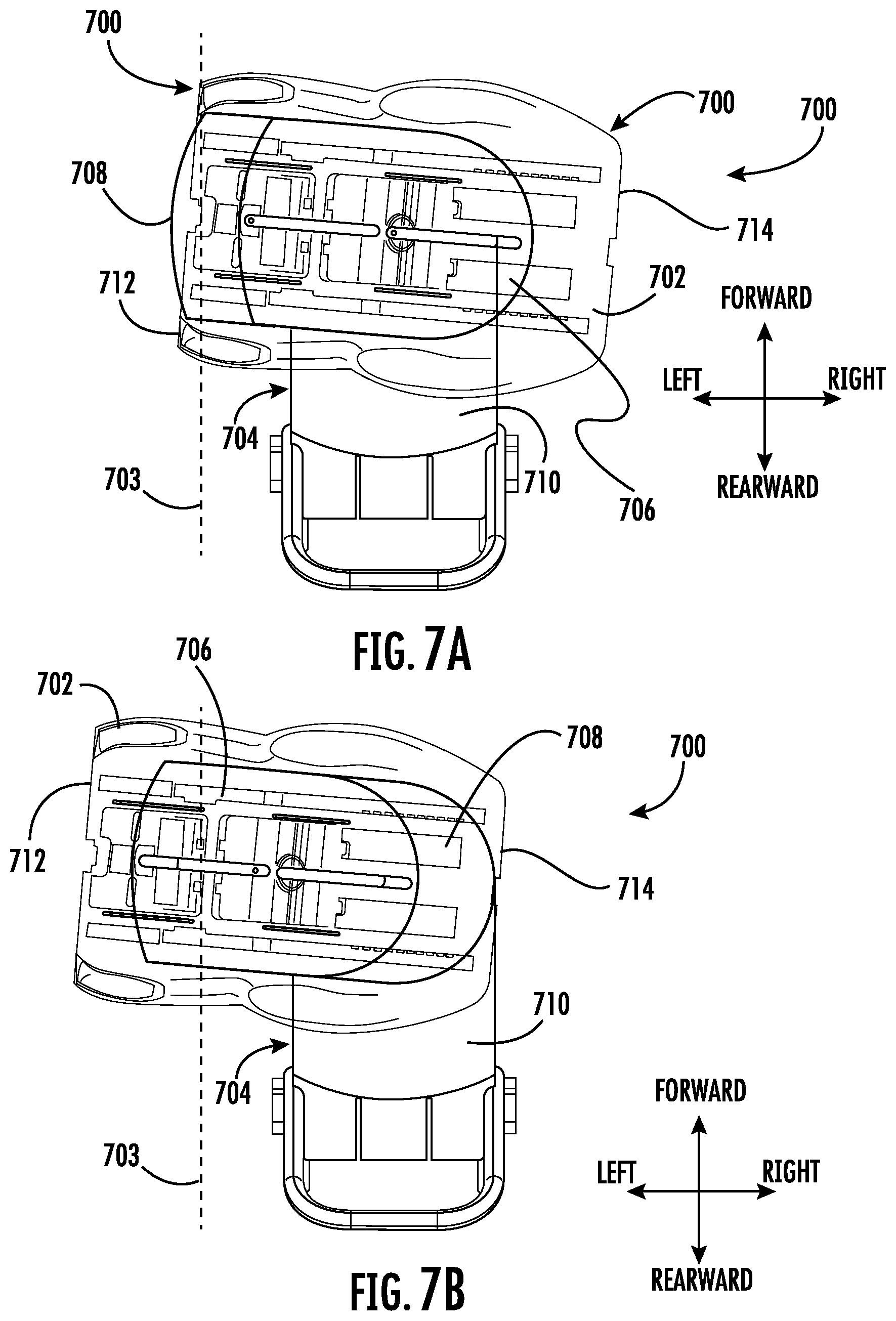 Patent US12508960 Figure 10 – Slide out child vehicle seat system