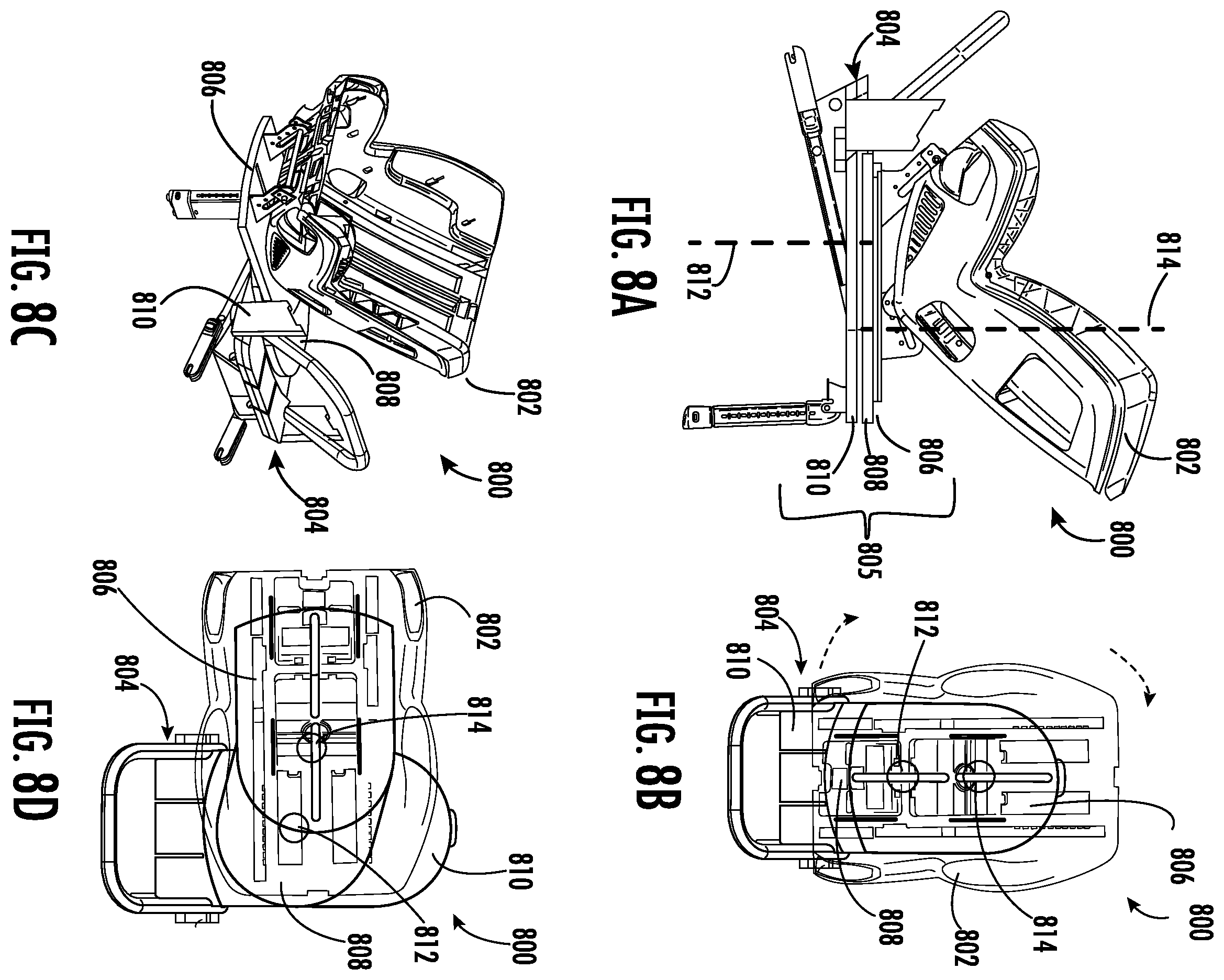 Patent US12508960 Figure 11 – Slide out child vehicle seat system