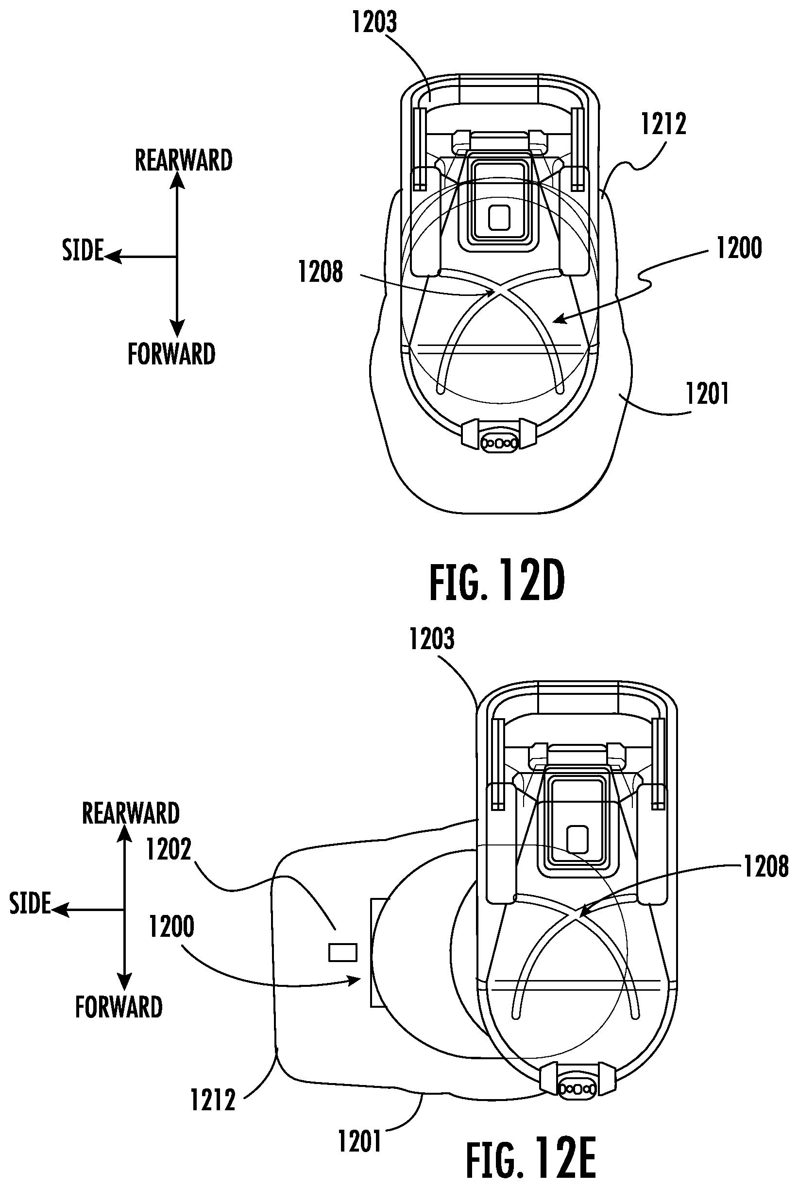 Patent US12508960 Figure 17 – Slide out child vehicle seat system