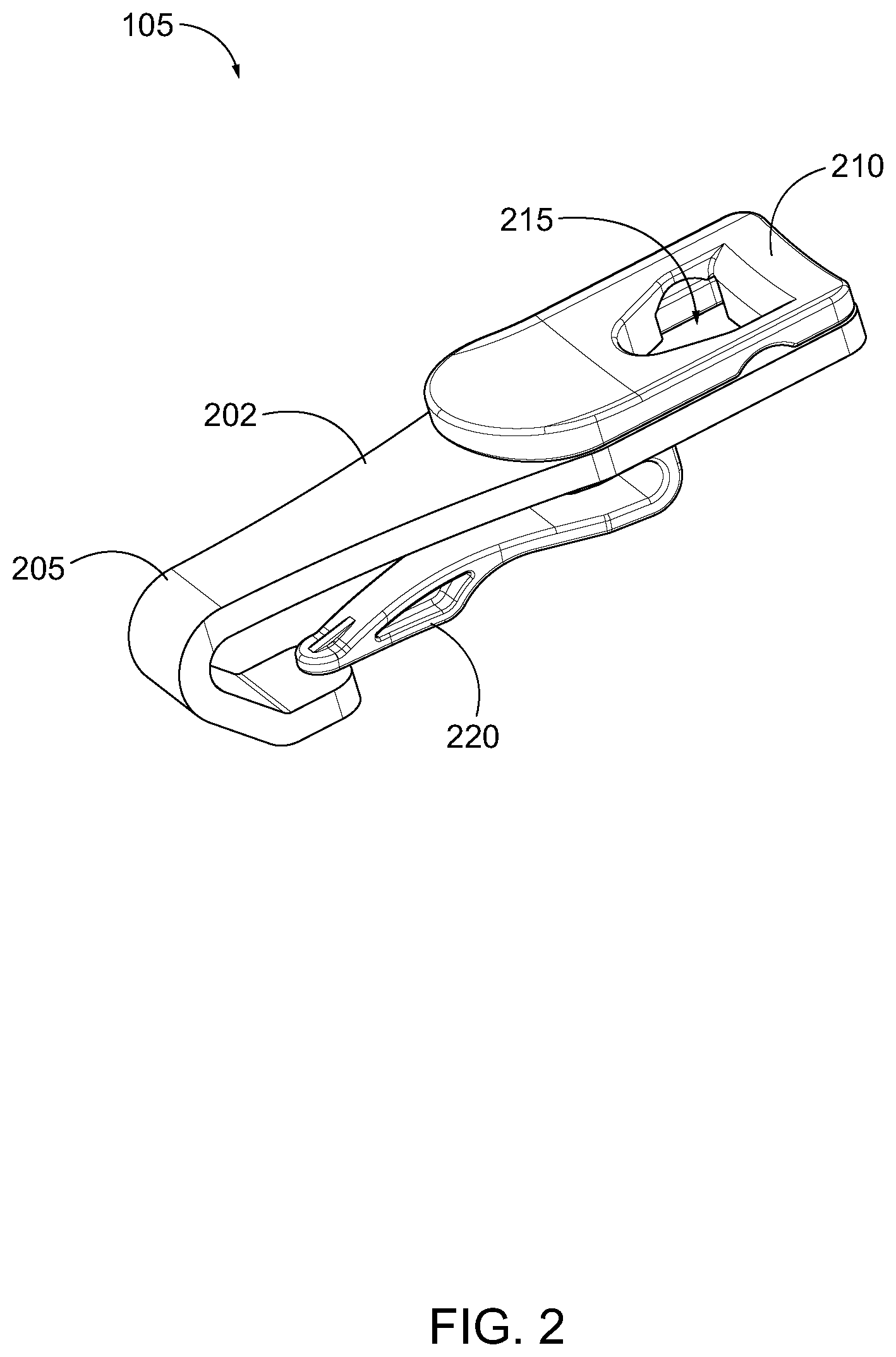 Patent US12508961 Figure 2 – Snap hook with clip insert
