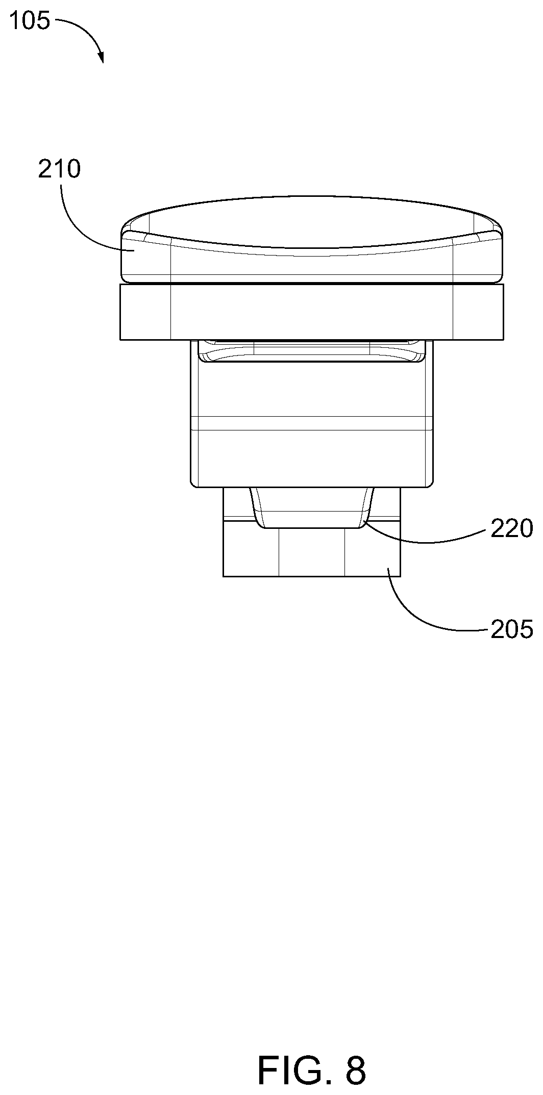 Patent US12508961 Figure 8 – Snap hook with clip insert