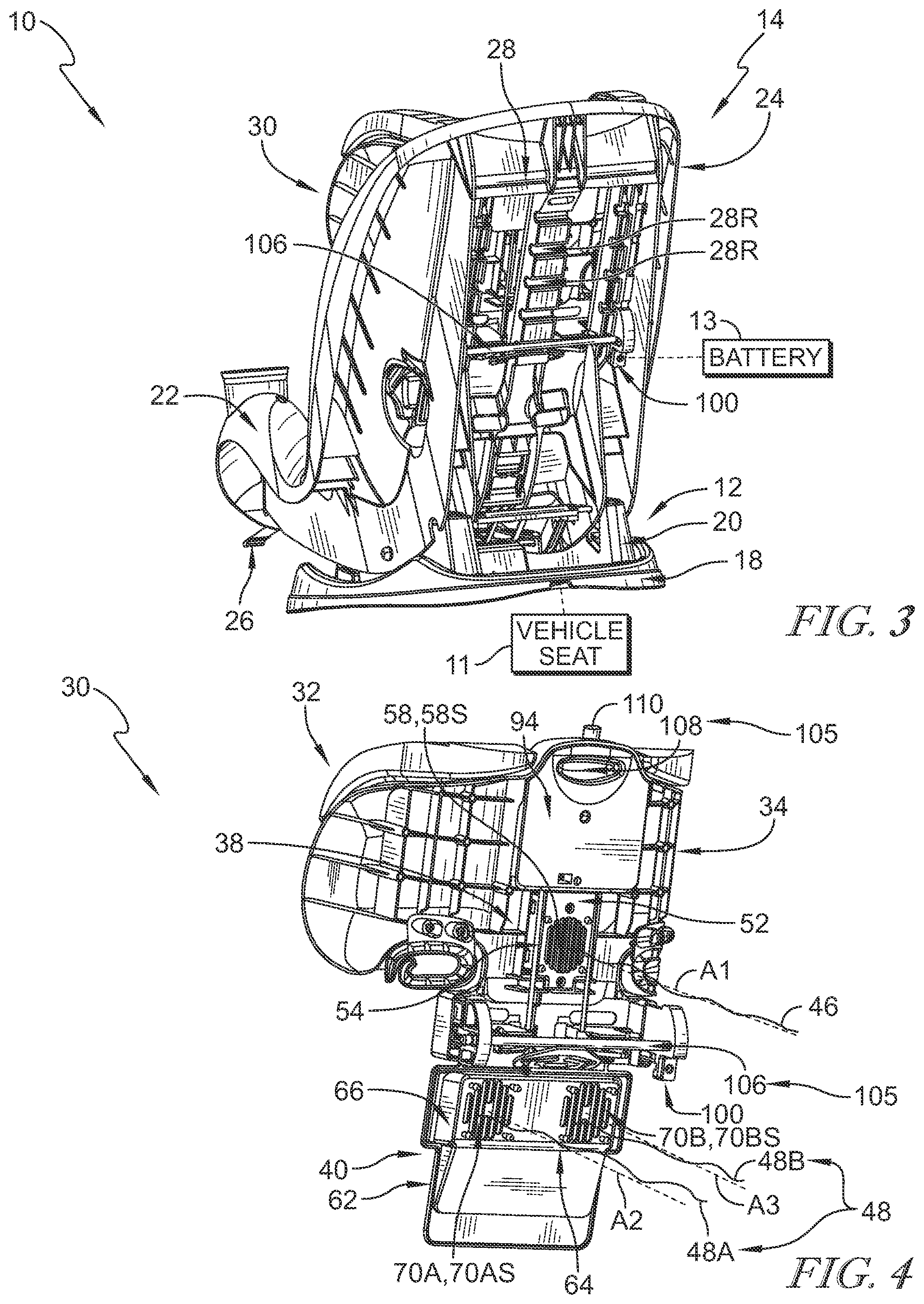 Patent US12508964 Figure 2 – Juvenile restraint