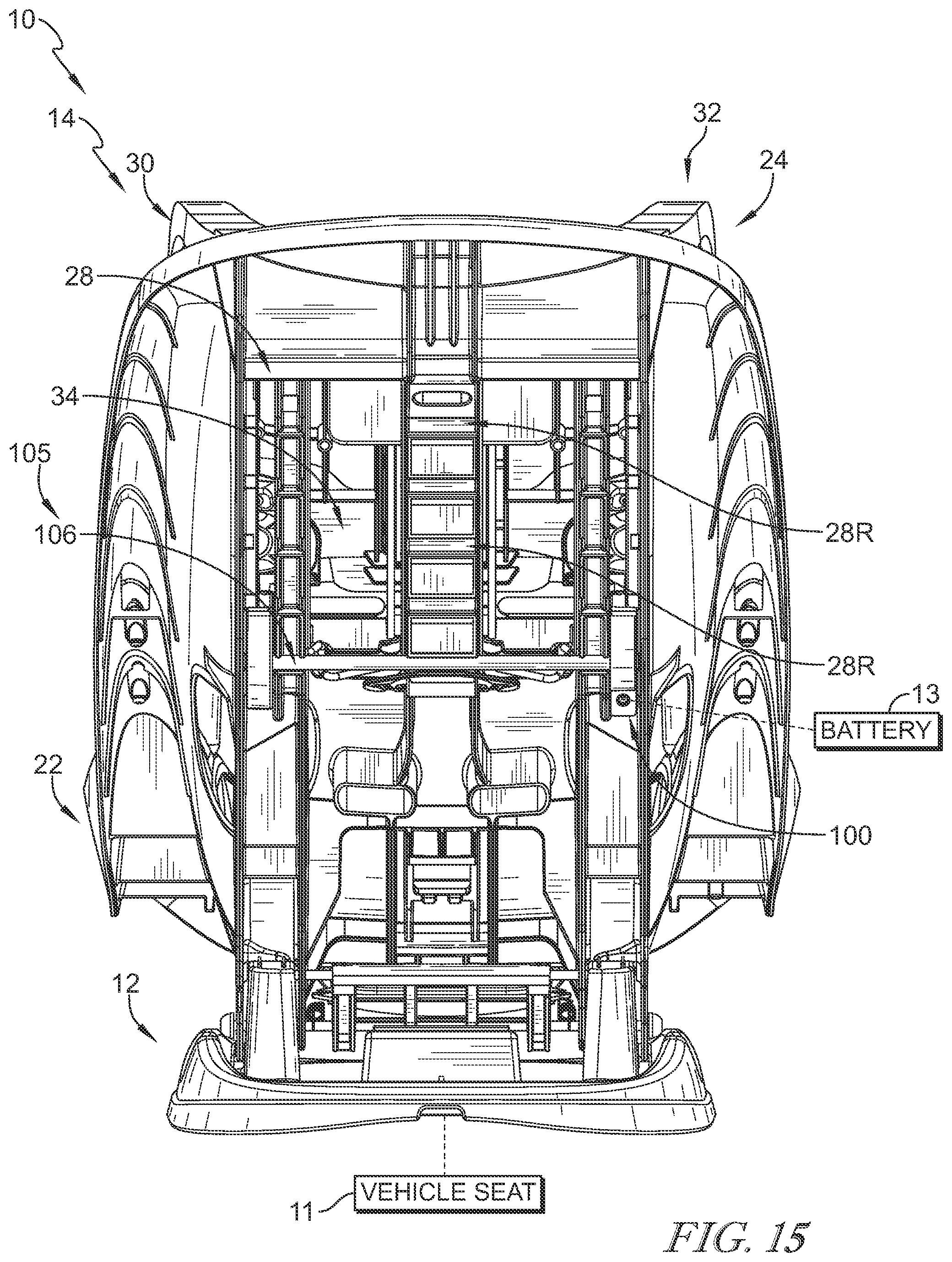 Patent US12508964 Figure 10 – Juvenile restraint