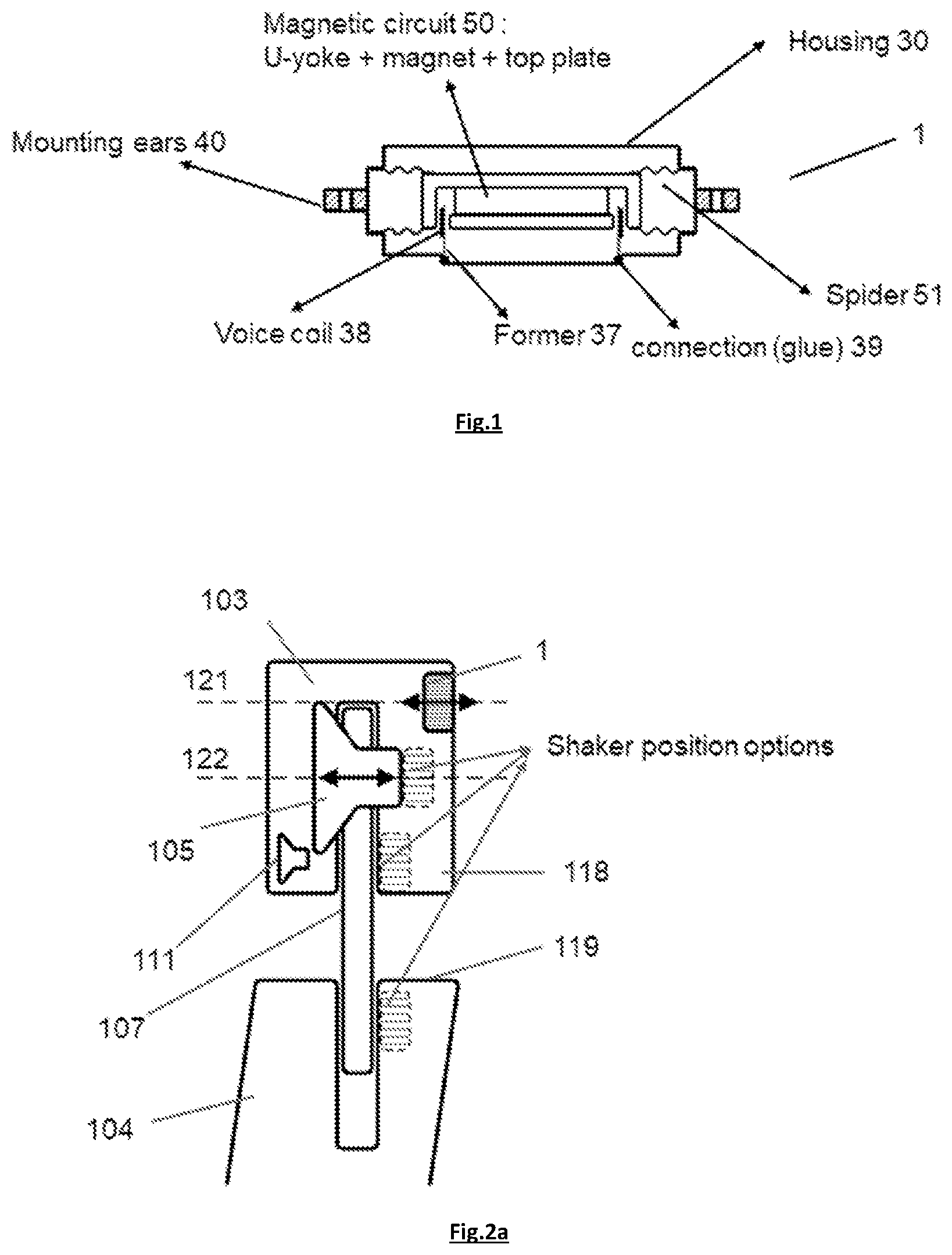 Patent US12508967 — Method for positioning a shaker and use of the shaker for vibration control — Figure 1