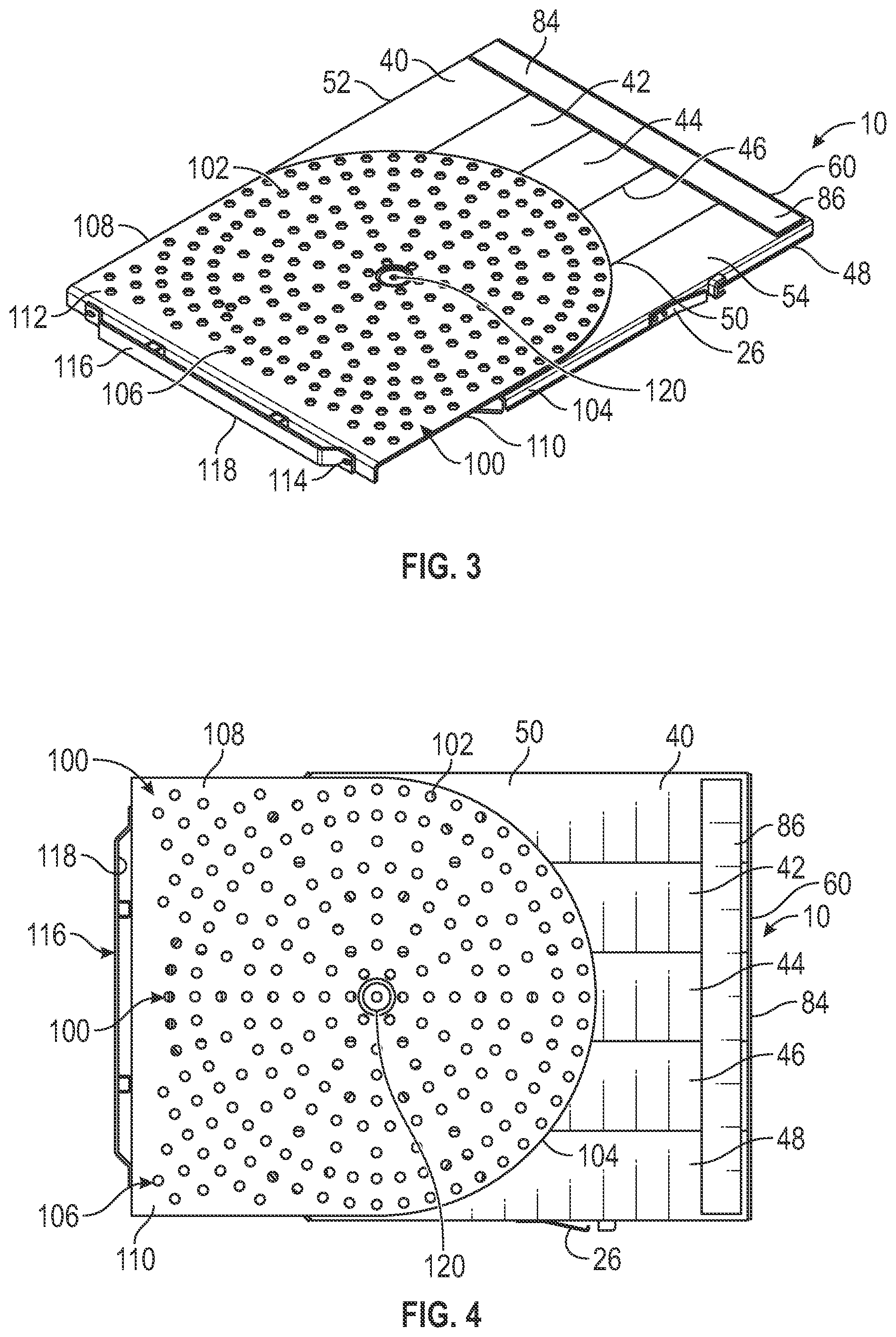 Patent US12508969 Figure 3 – Platform for loading and unloading cargo from a trailer or a bed of a truck