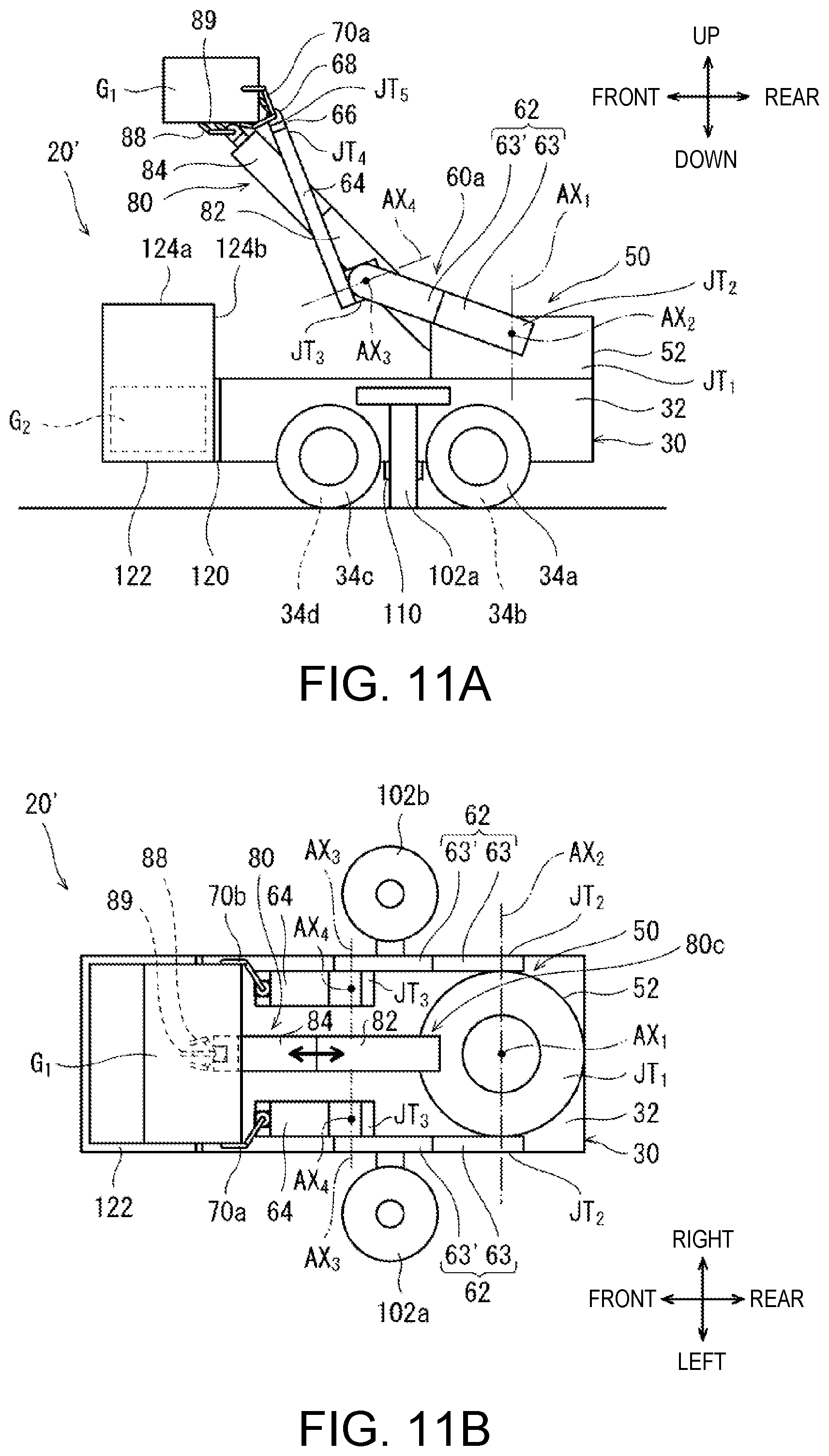 Patent US12508970 Figure 11 – Self-propelled robot and article delivery system provided with the self-propelled robot