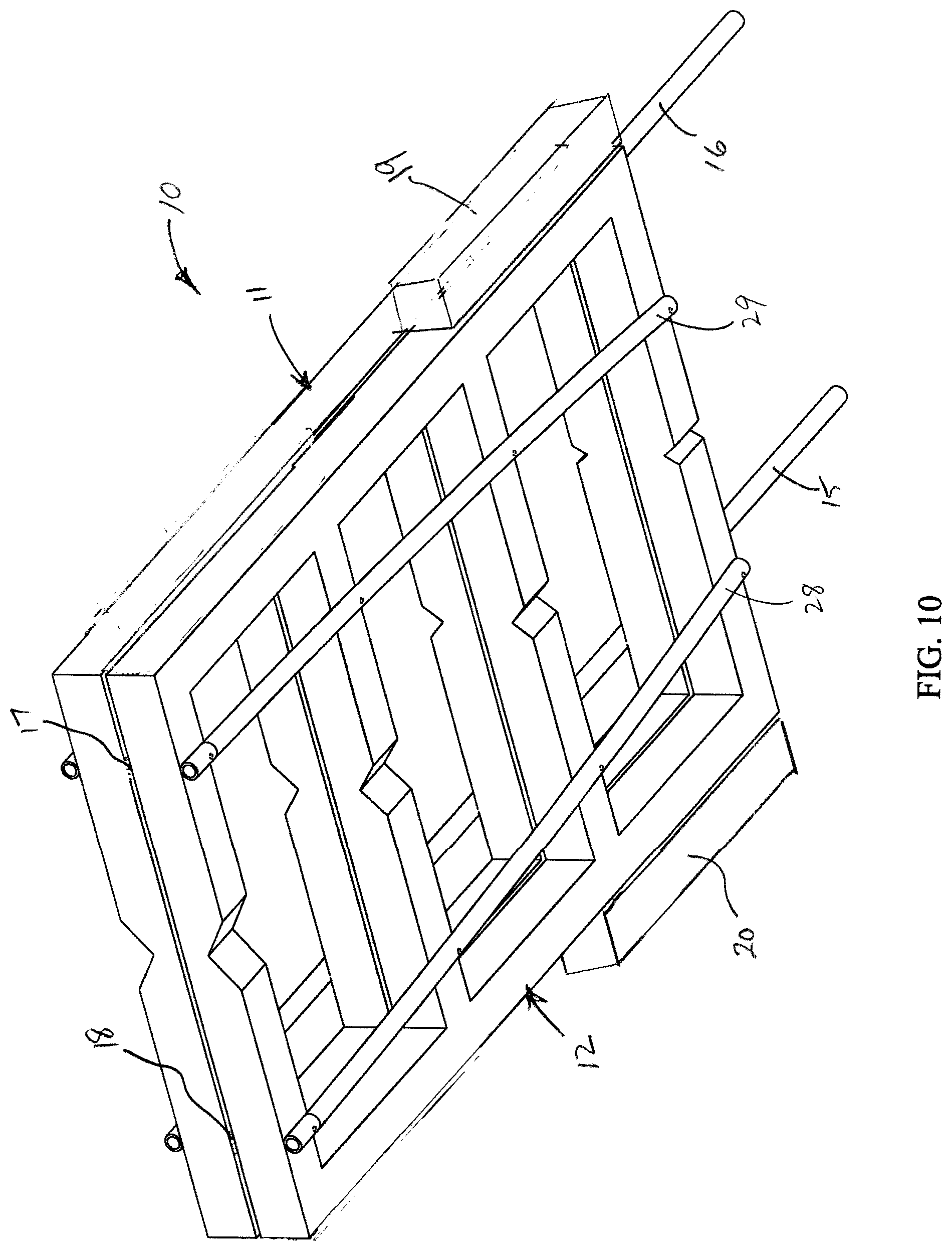 Patent US12508972 Figure 7 – Kayak rack