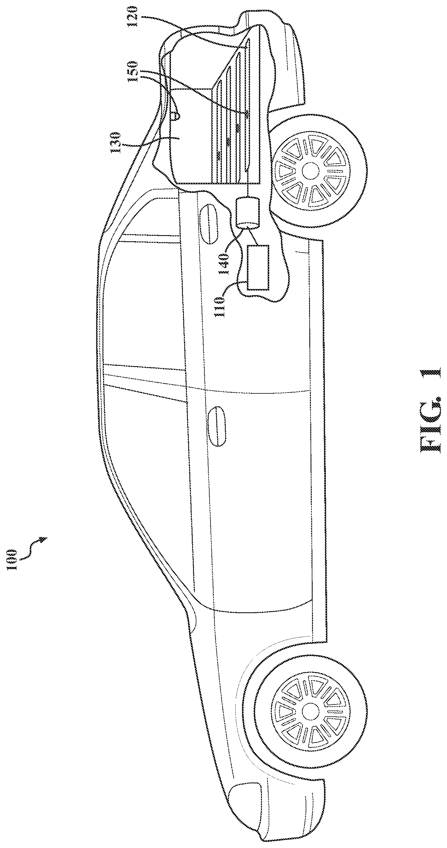 Patent US12508974 Figure 1 – Systems and methods for securing cargo using inflatable panels