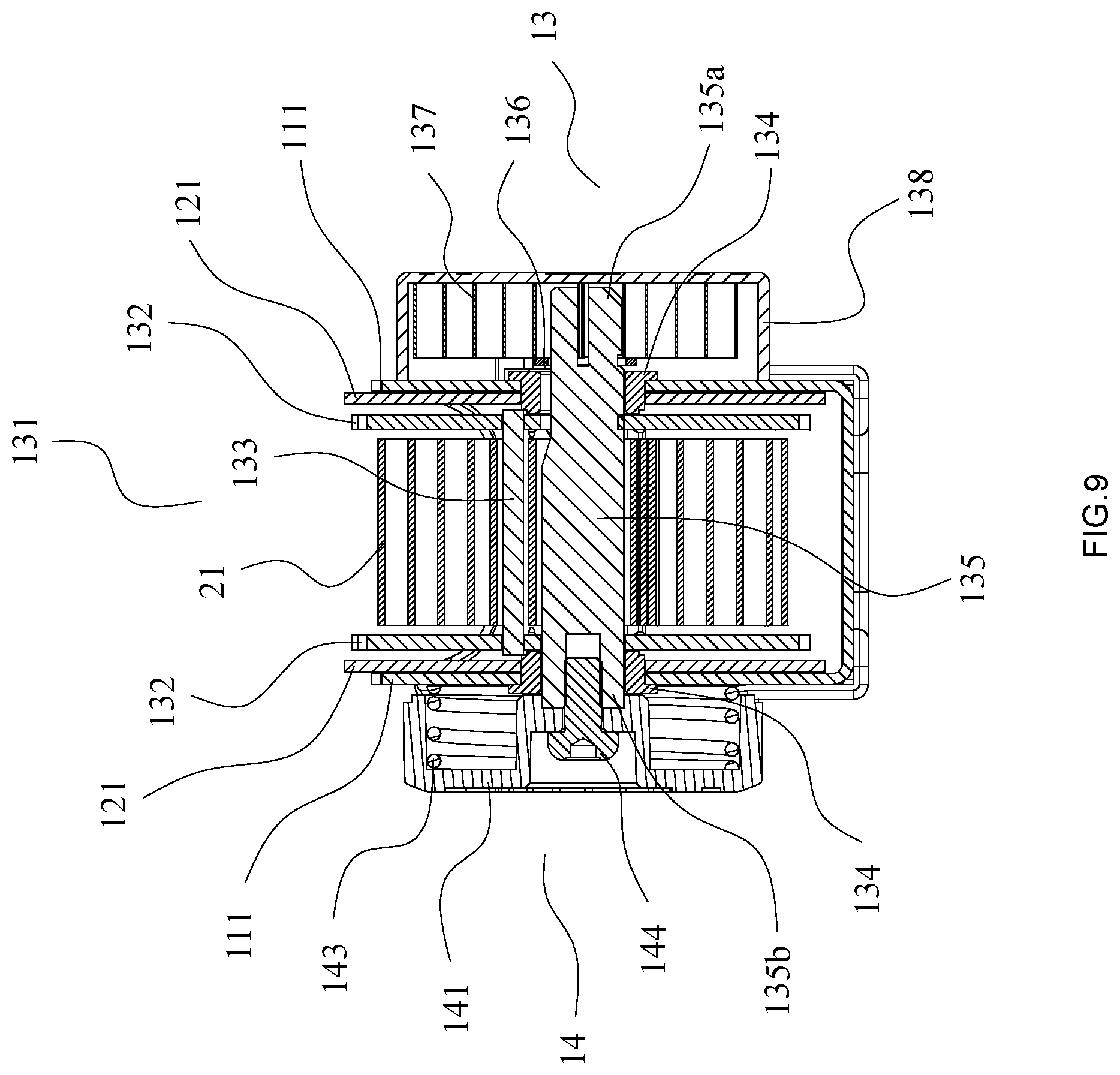 Patent US12508975 Figure 9 – Safety tensioning device for automobiles