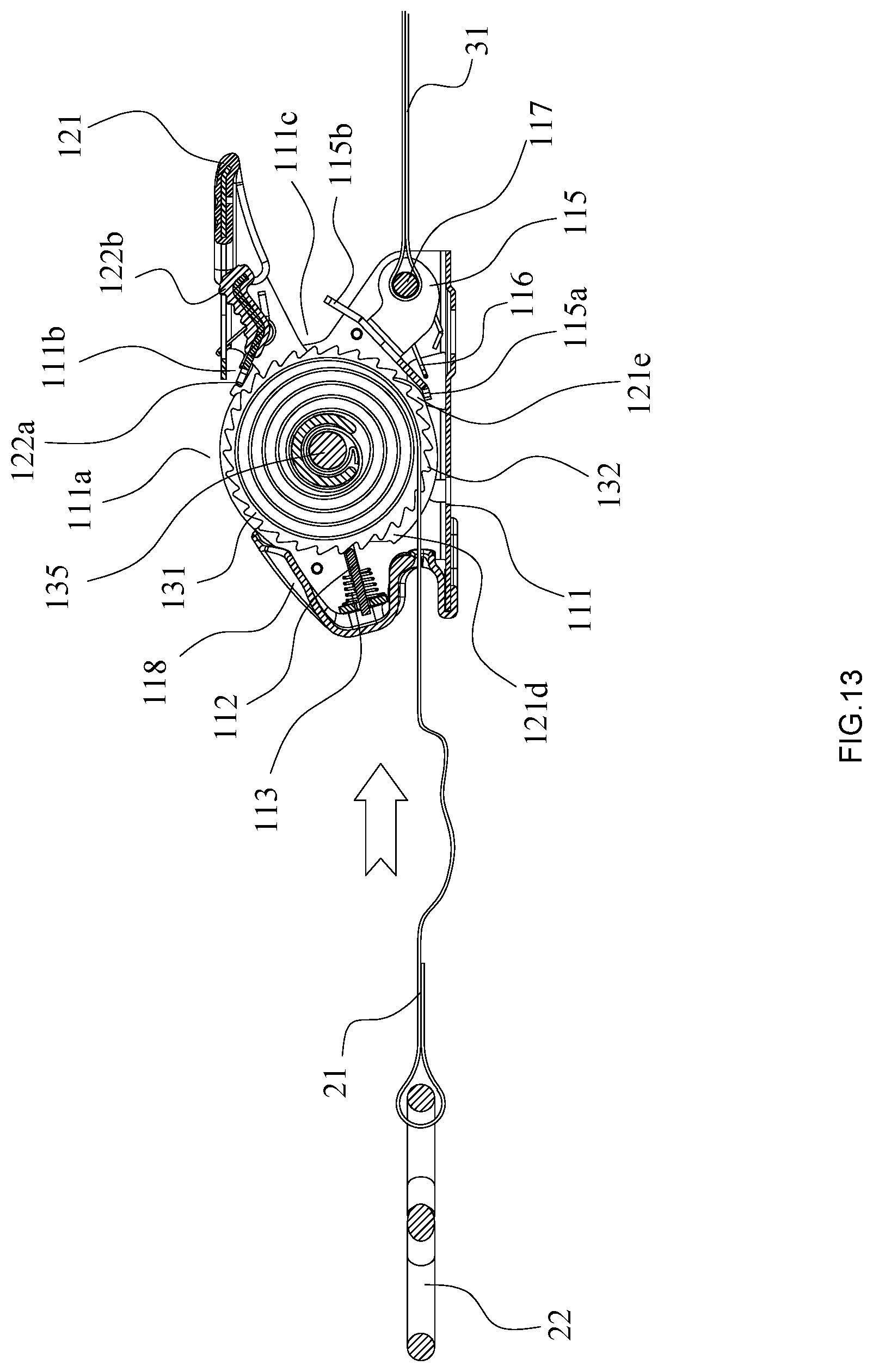 Patent US12508975 Figure 15 – Safety tensioning device for automobiles