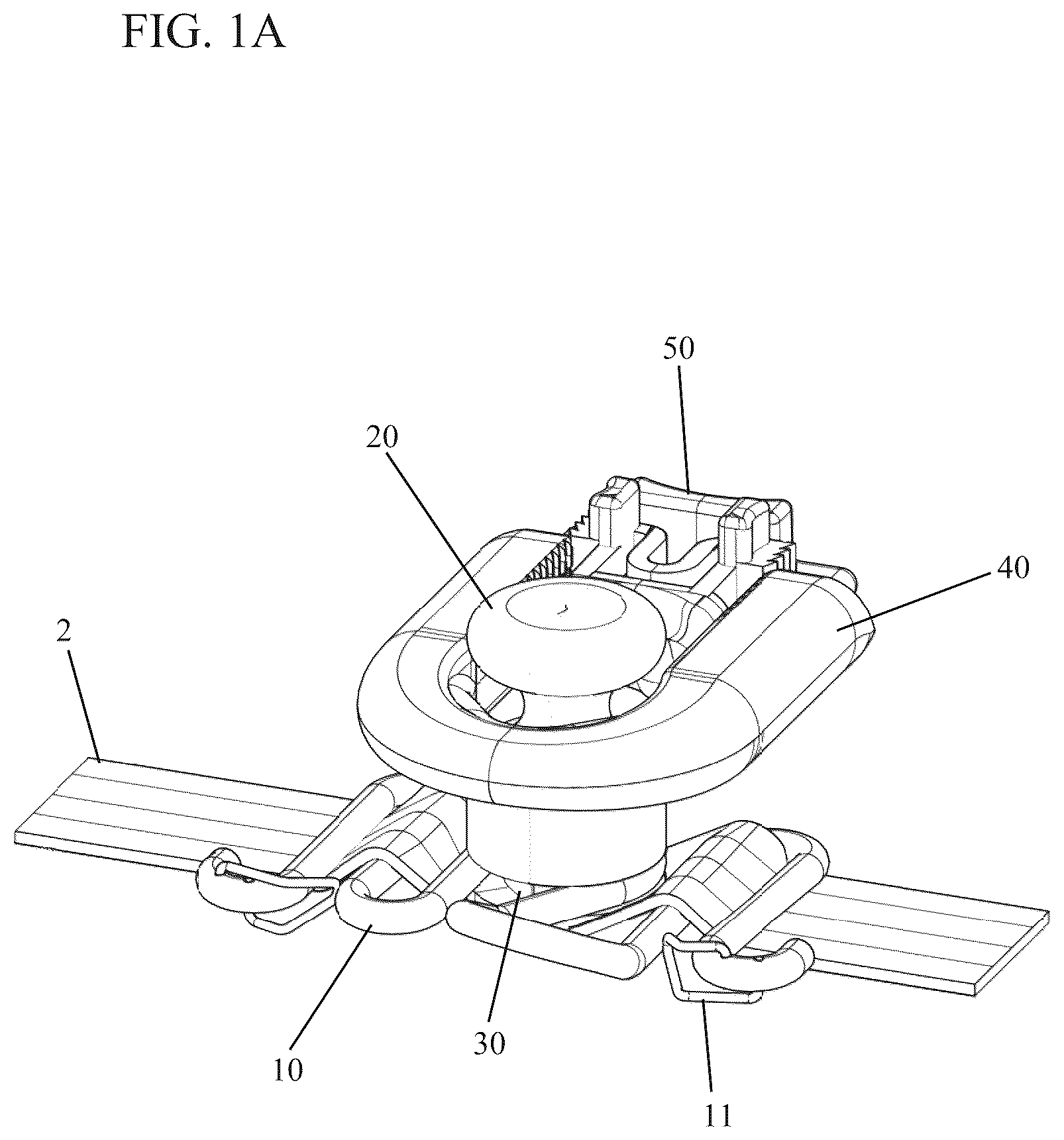 Patent US12508976 Figure 1 – Hooking and tarp anchoring system and methods