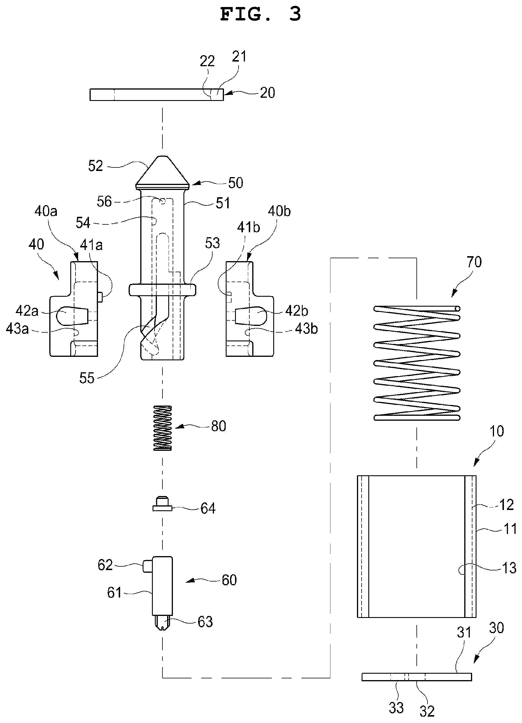Patent US12508977 Figure 3 – Apparatus for automatically locking container