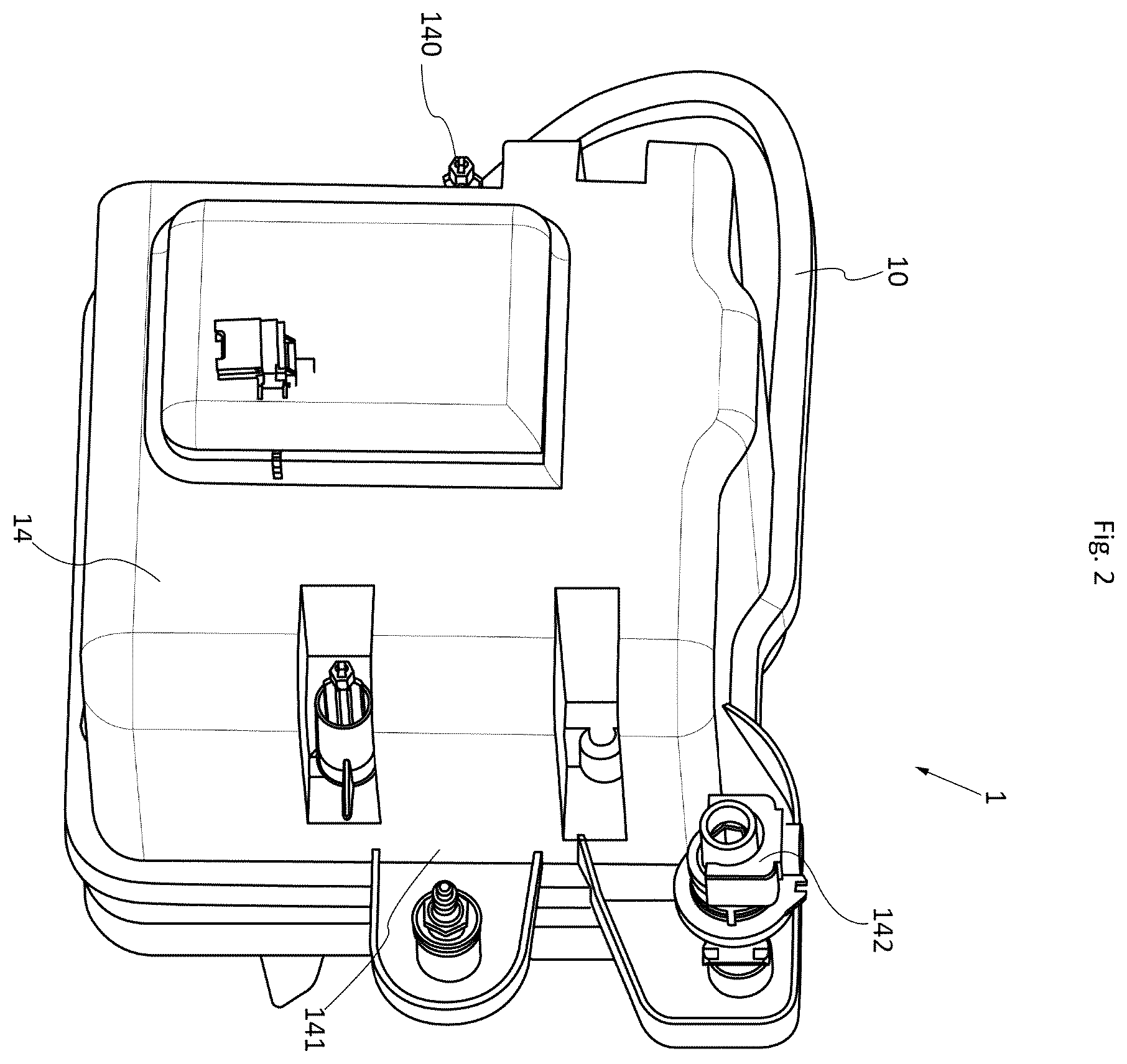 Patent US12508979 Figure 2 – Lighting device for a motor vehicle