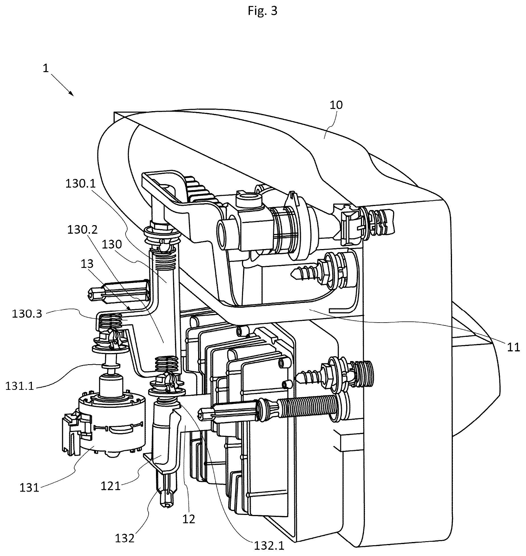 Patent US12508979 Figure 3 – Lighting device for a motor vehicle