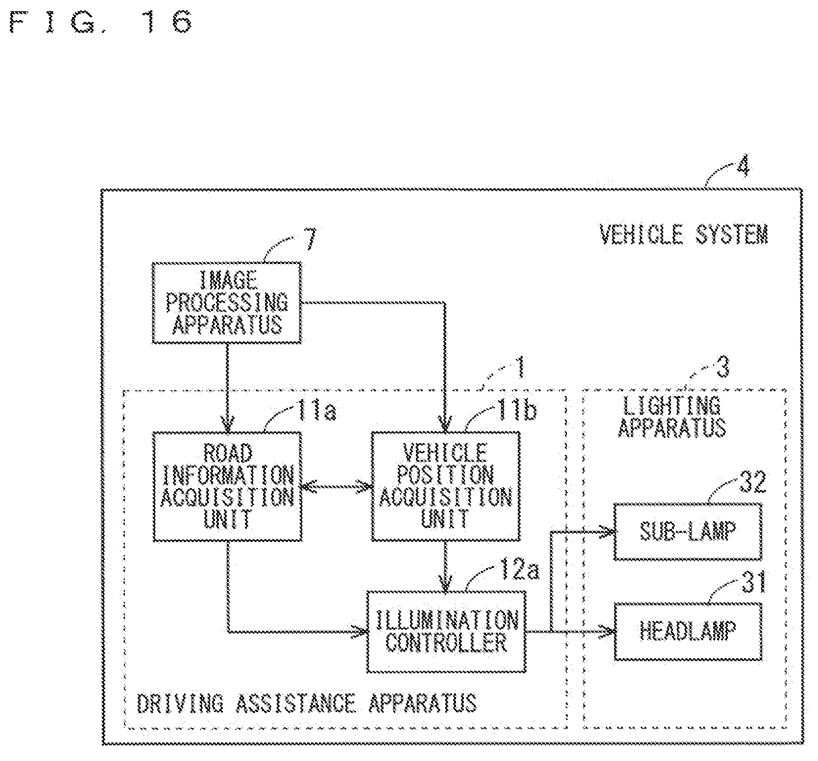 Patent US12508980 Figure 16 – Driving assistance apparatus and driving assistance method