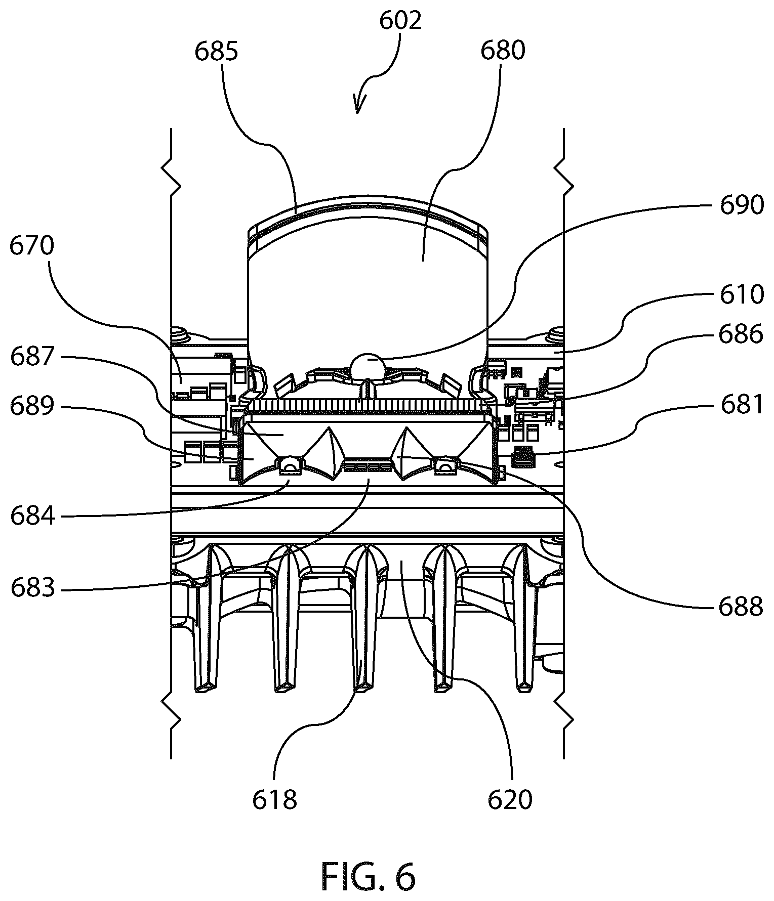 Patent US12508982 Figure 6 – Method and apparatus for vehicular light fixtures