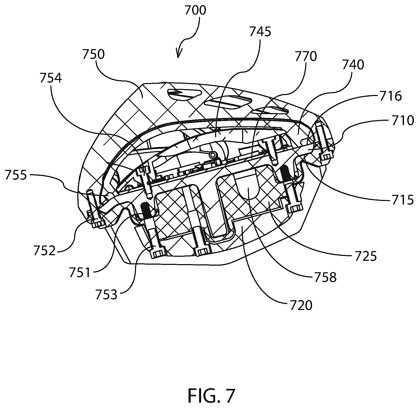 Patent US12508982 Figure 7 – Method and apparatus for vehicular light fixtures