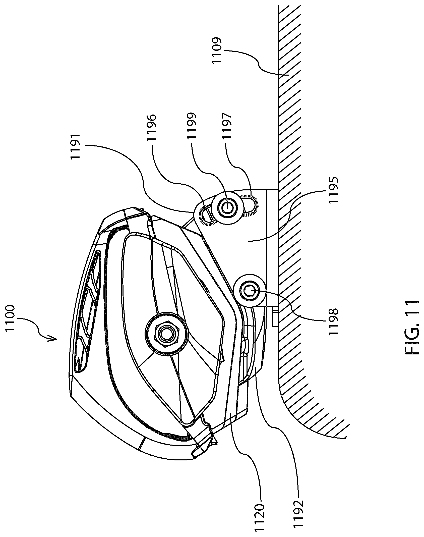 Patent US12508982 Figure 11 – Method and apparatus for vehicular light fixtures