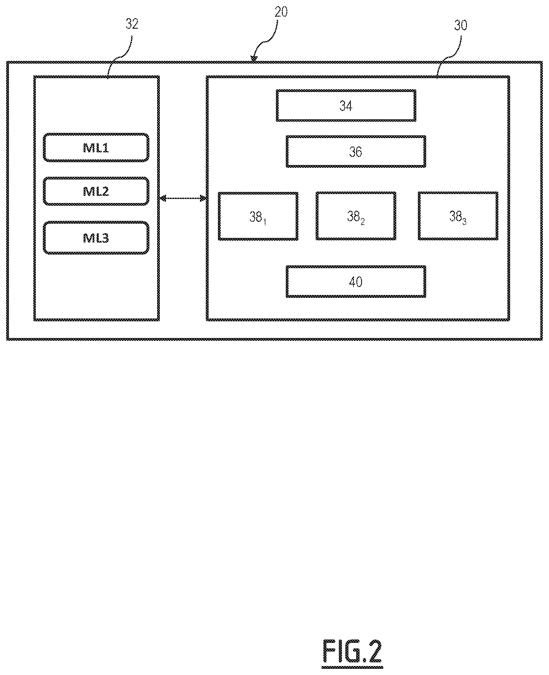 Patent US12508987 Figure 2 – System and method for providing information relative to a connection between a vehicle and at least one trailer