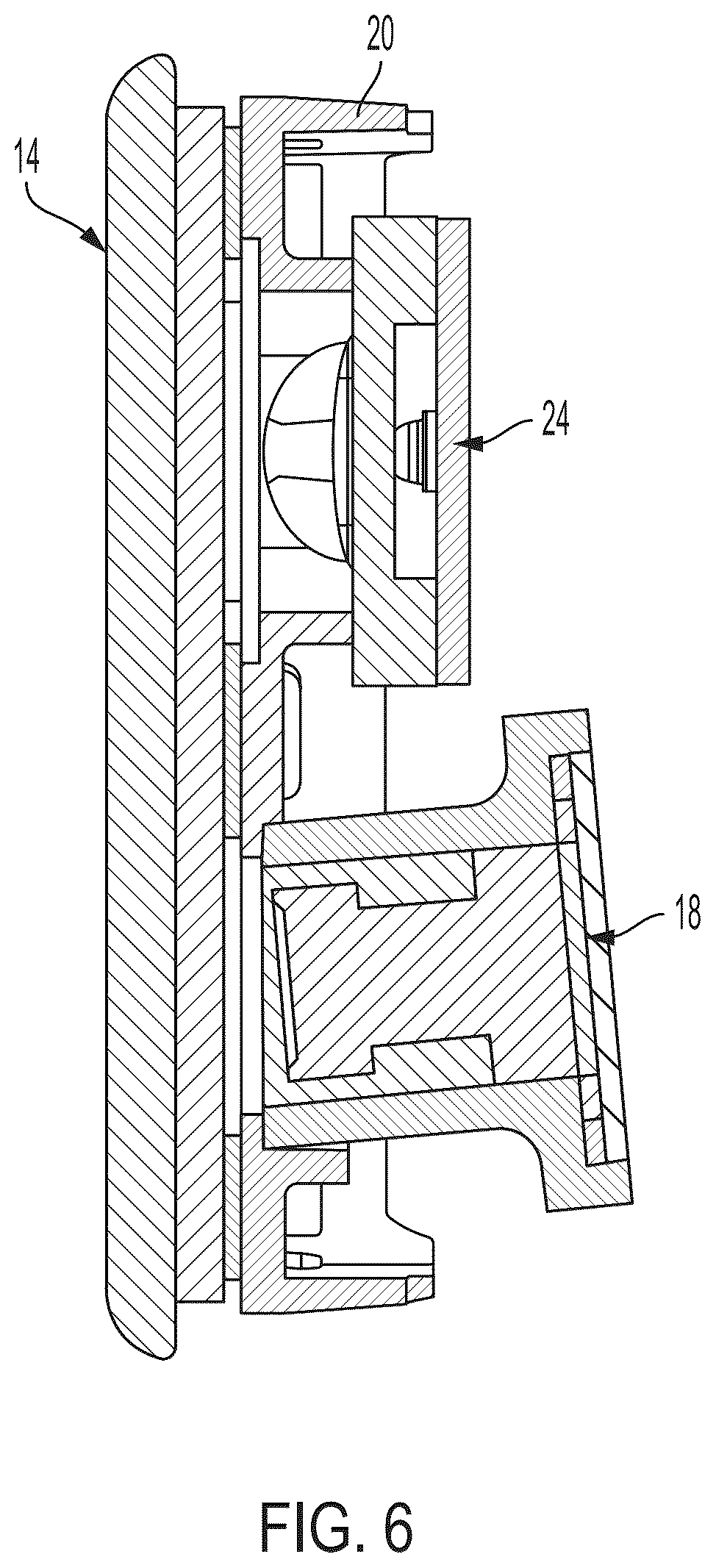 Patent US12508988 Figure 4 – Vehicular driver monitoring system with DMS camera at interior rearview mirror assembly