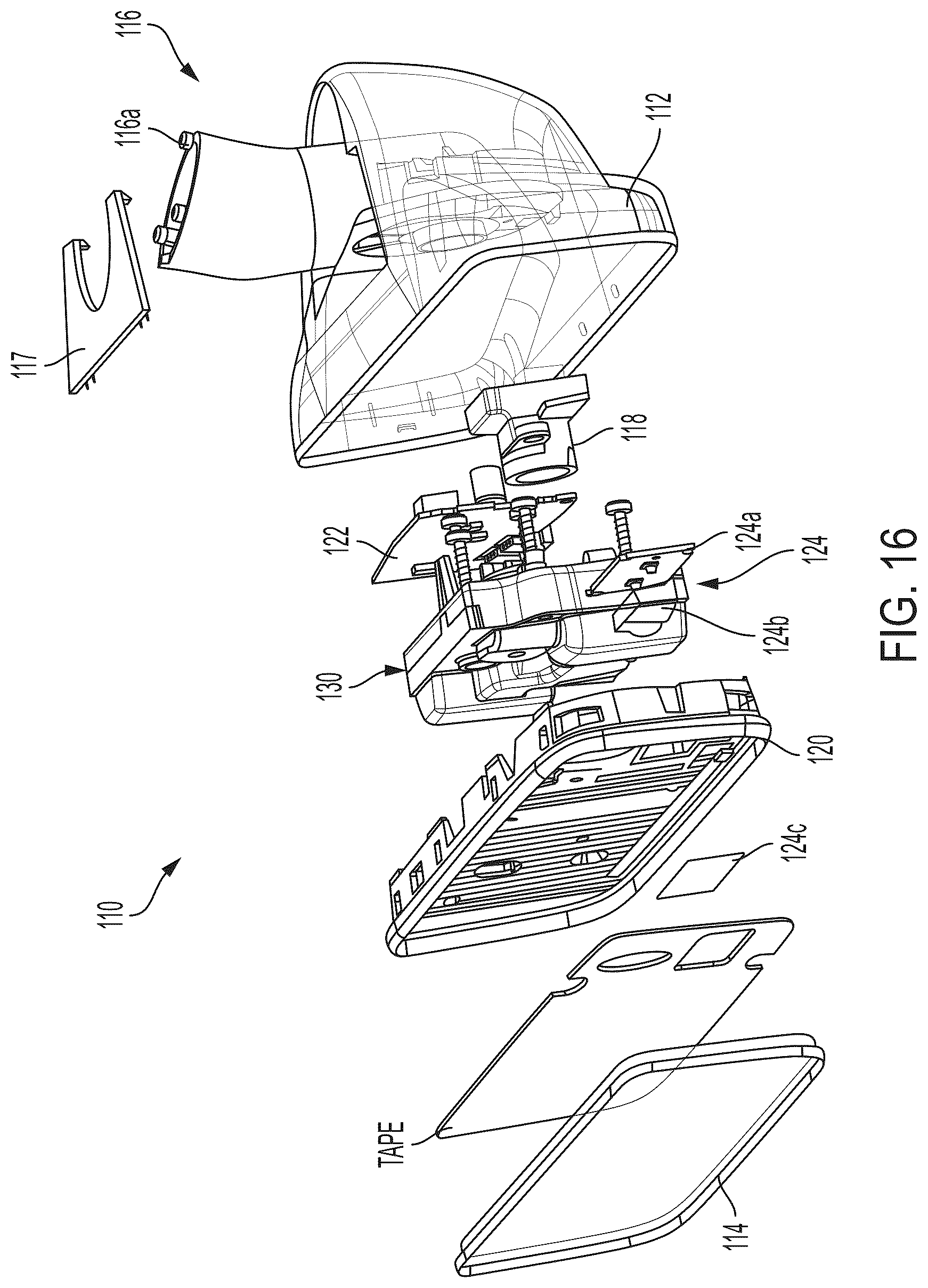 Patent US12508988 Figure 12 – Vehicular driver monitoring system with DMS camera at interior rearview mirror assembly