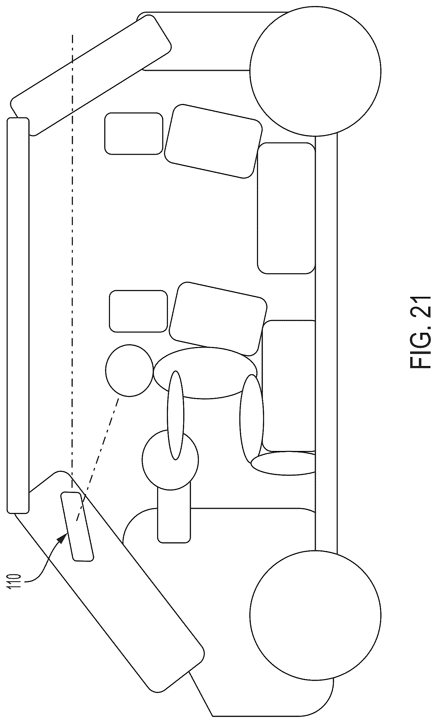 Patent US12508988 Figure 16 – Vehicular driver monitoring system with DMS camera at interior rearview mirror assembly